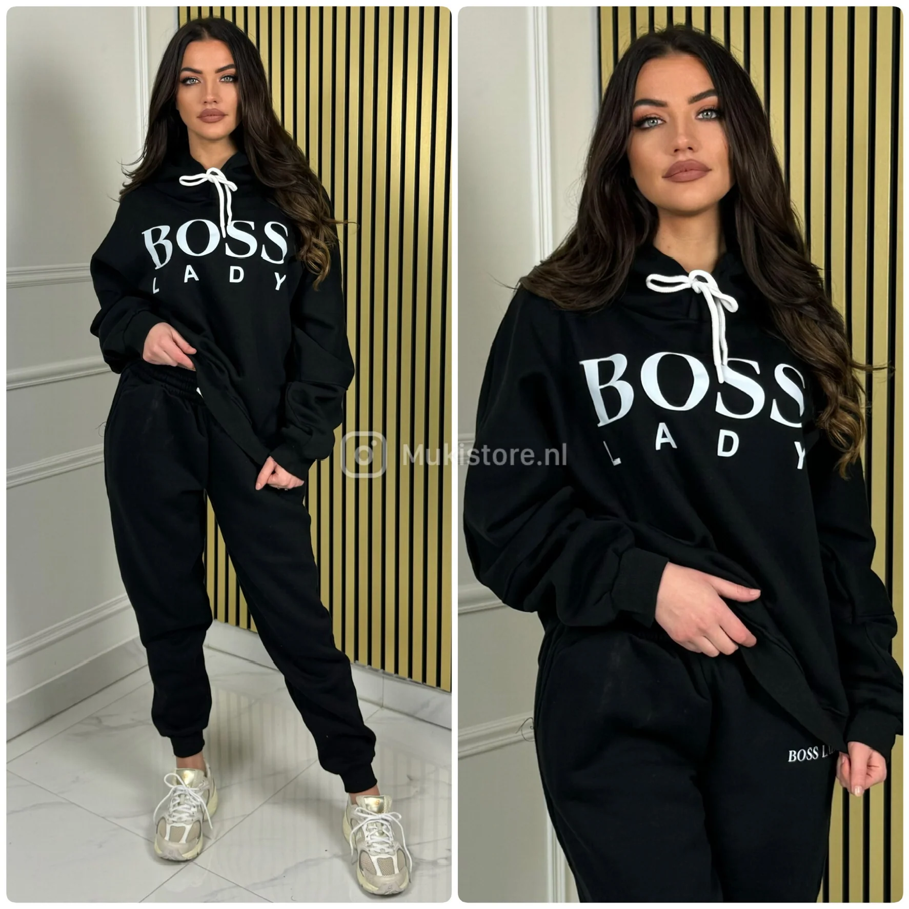 Jogging Hoodie Set Famous Lady - Image 5
