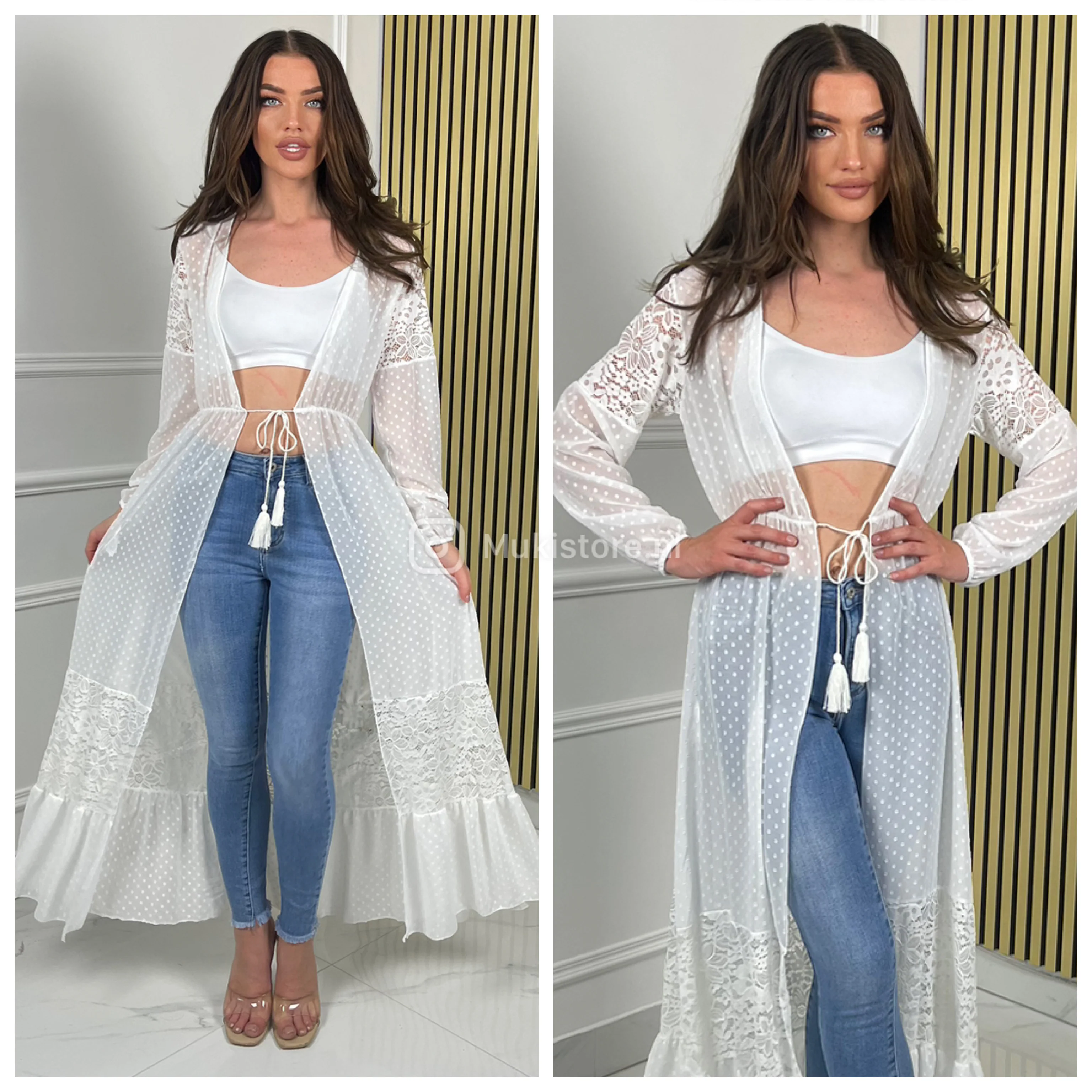 Lace Kimono Tie Belt - Image 4