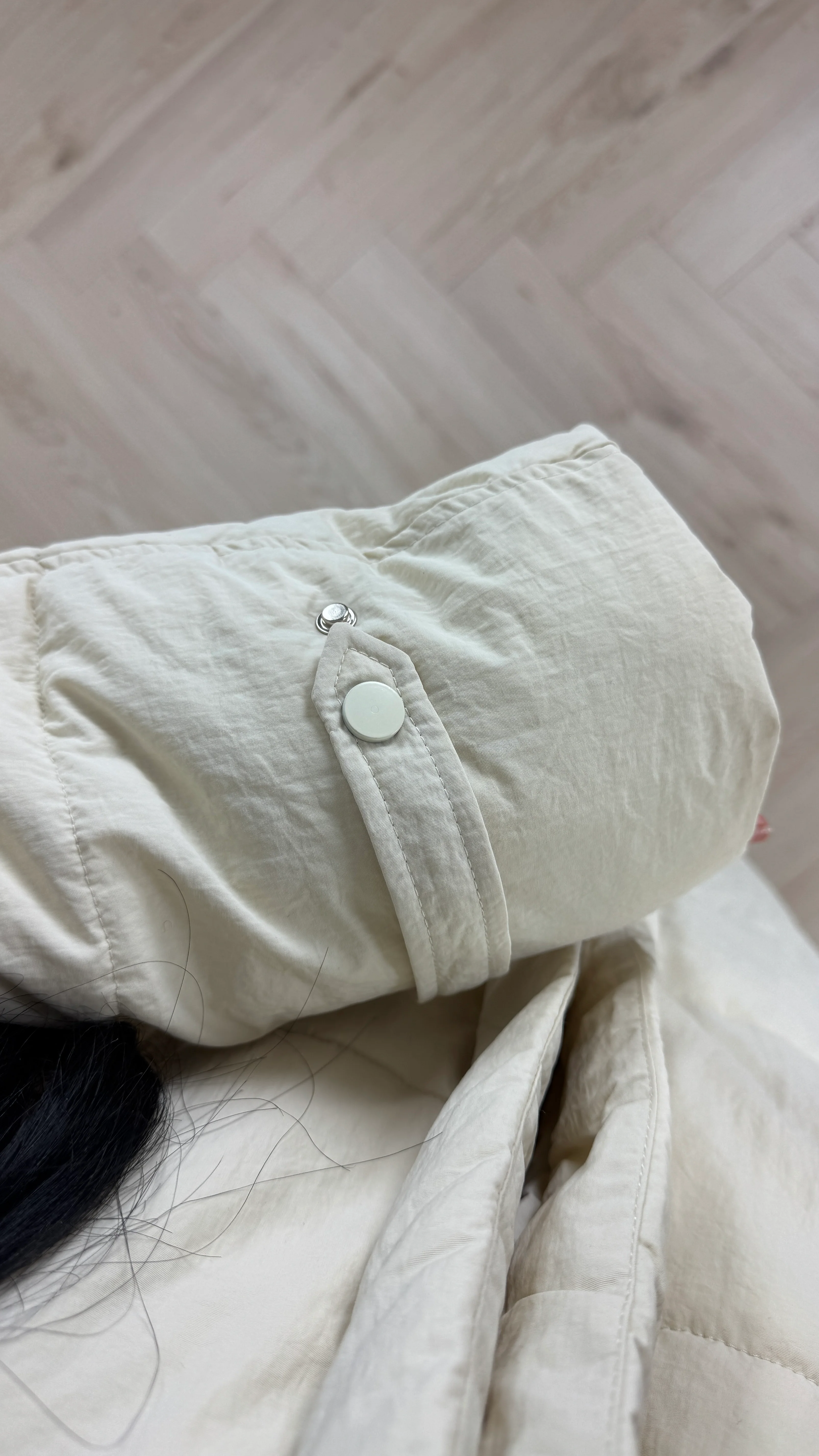 Lange Puffer Jas met Hoge Kraag - Image 5
