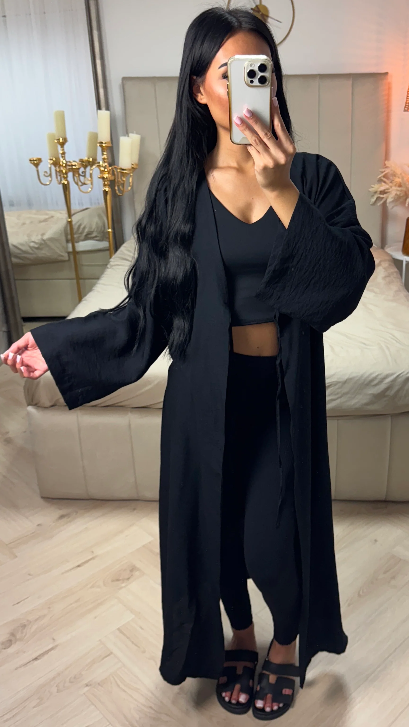 Luchtige Kimono met Strikceintuur - Image 8