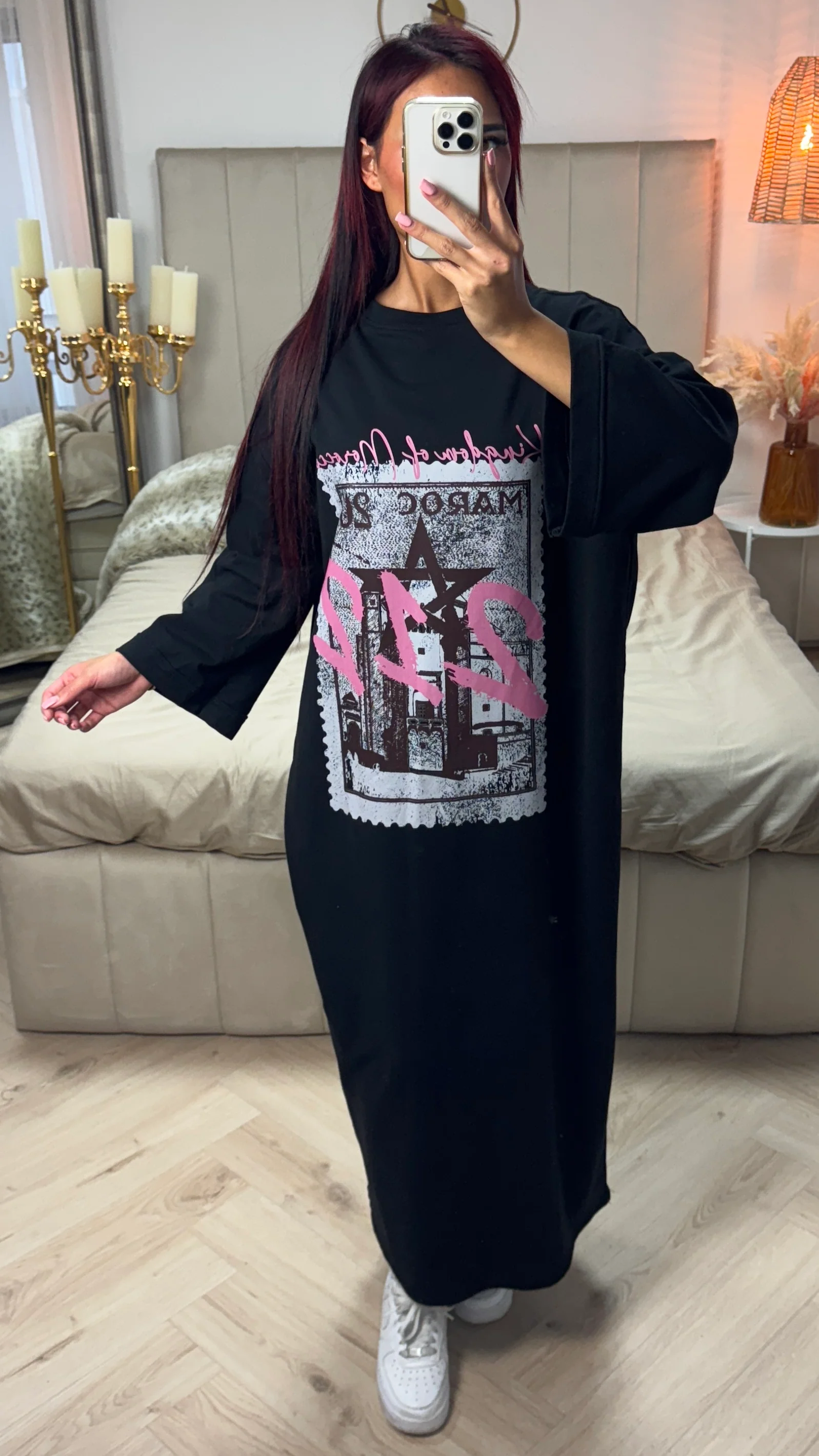 Maroc Oversized Terry Cotton Maxi Dress - Image 2