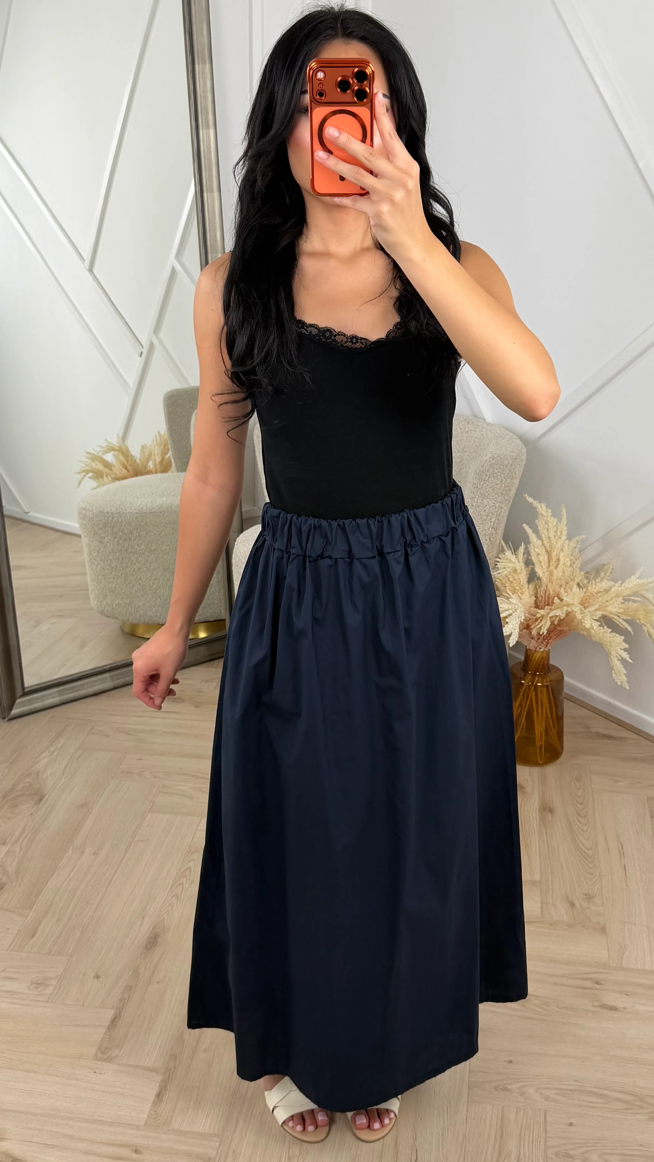 Maxi Rok met Elastische Taille - Image 3