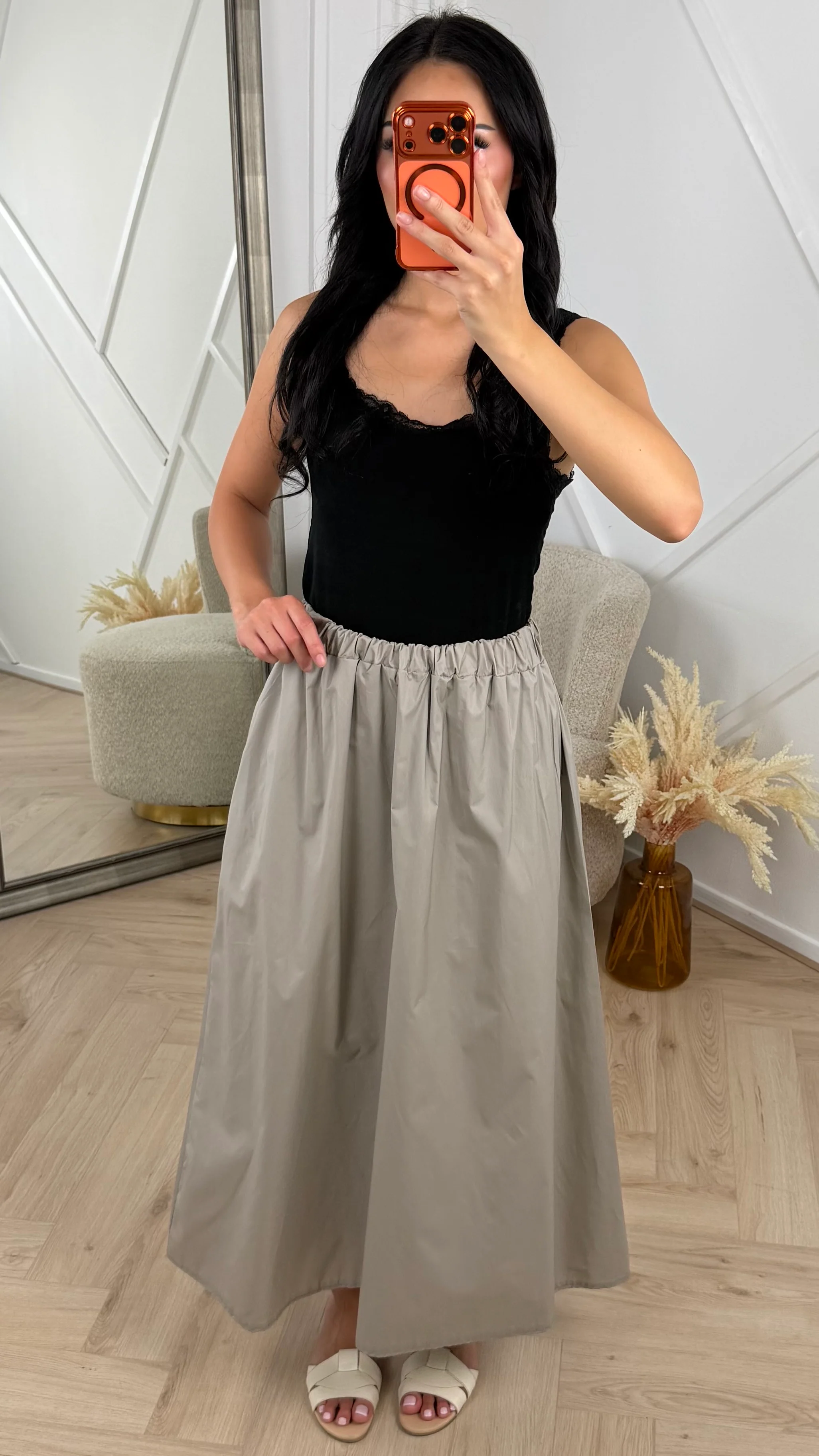 Maxi Rok met Elastische Taille - Image 5