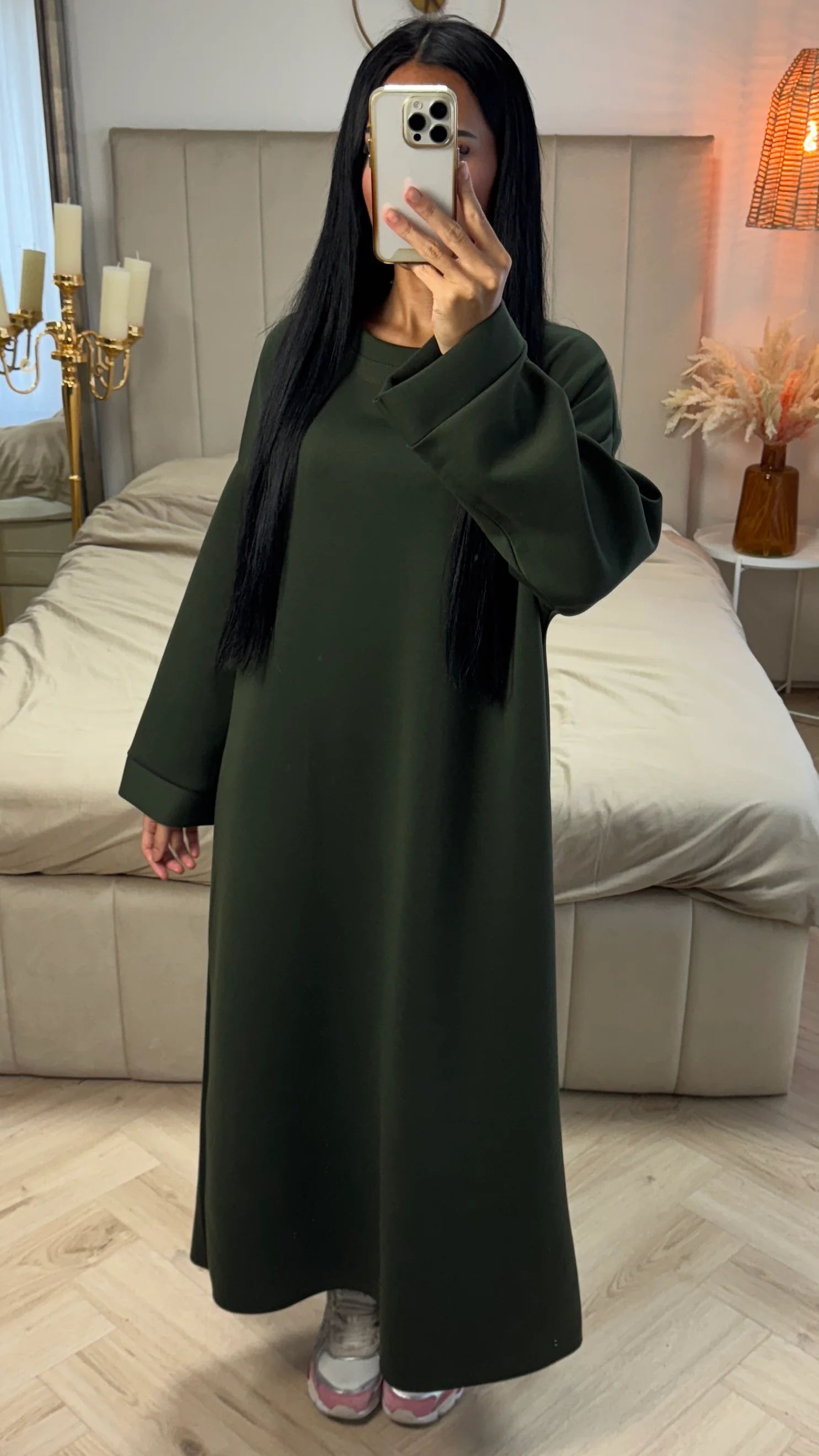 Maxi Sweater Dress met Lange Mouwen - Image 9
