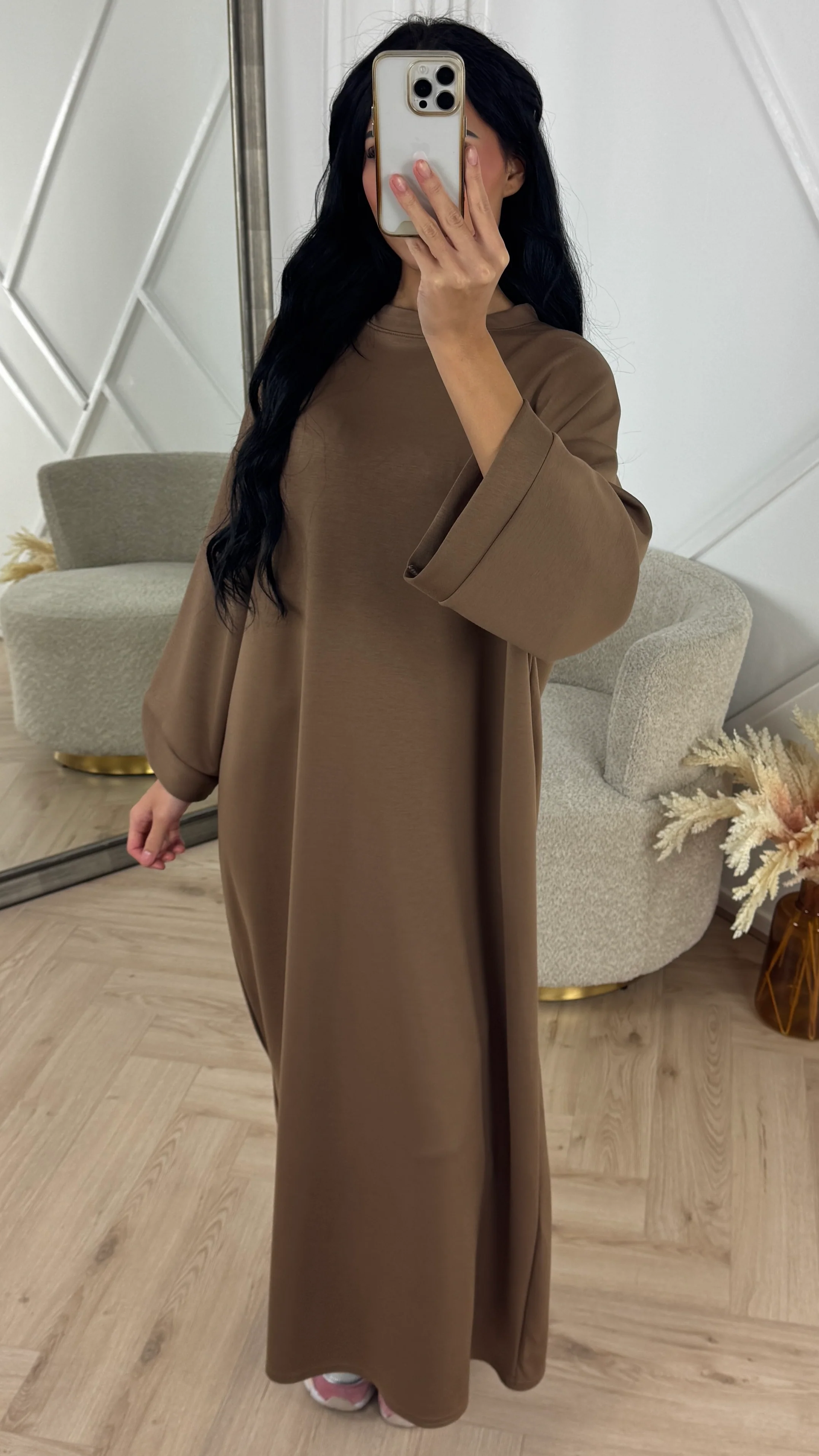 Maxi Sweater Dress met Rechte Pasvorm - Image 14