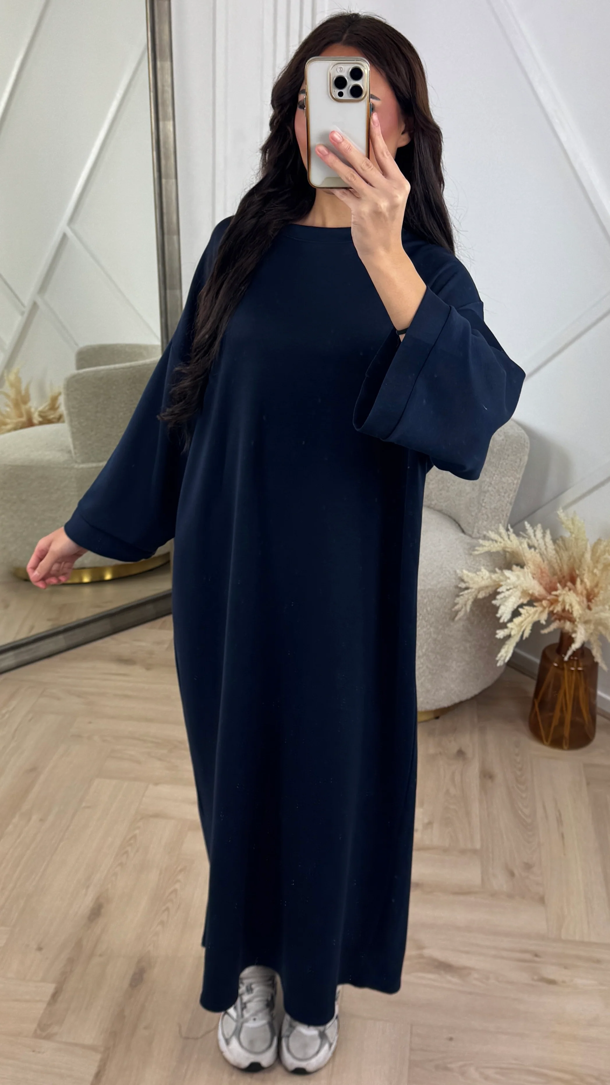 Maxi Sweater Dress met Rechte Pasvorm - Image 15