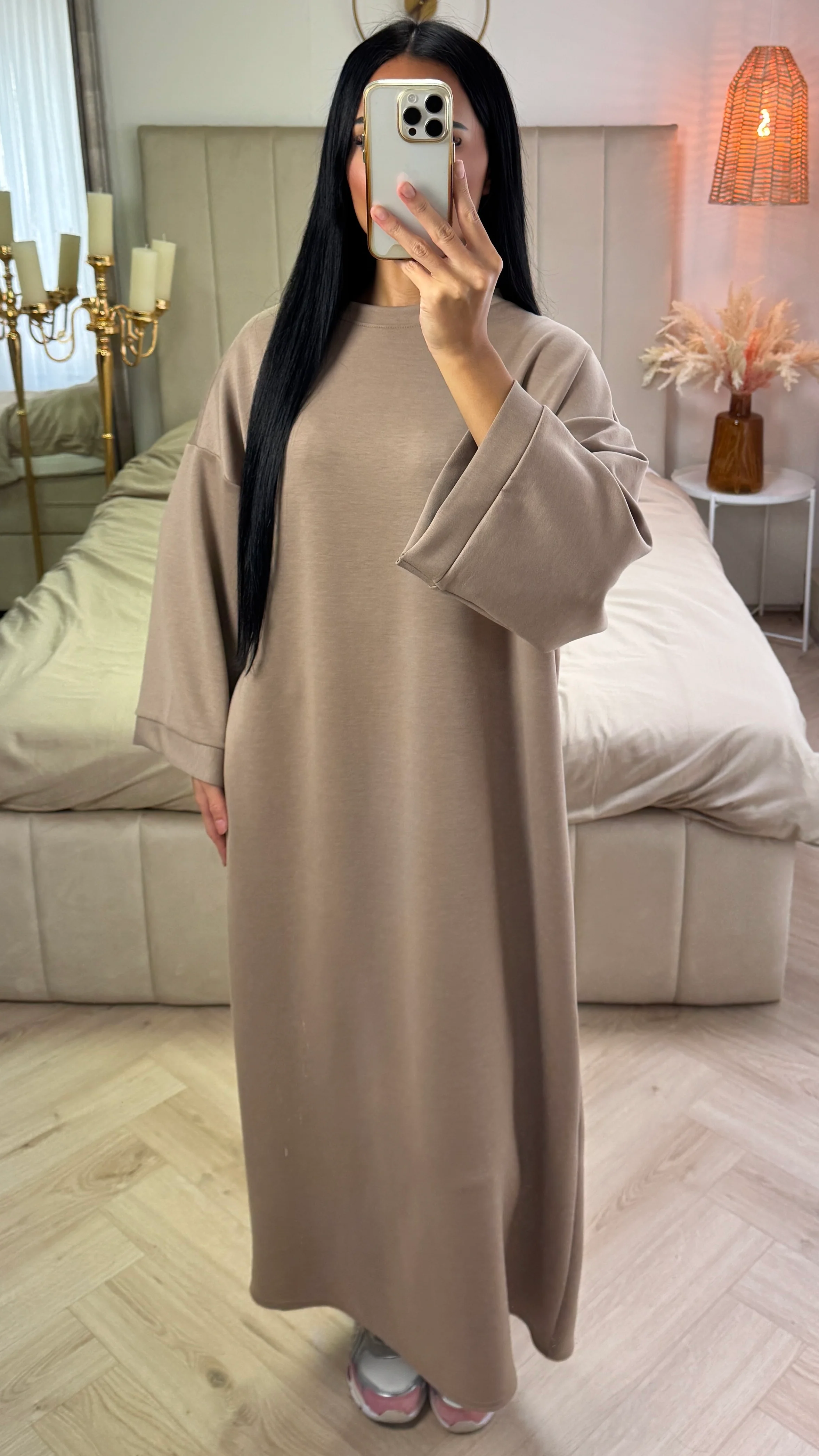 Maxi Sweater Dress met Rechte Pasvorm - Image 3