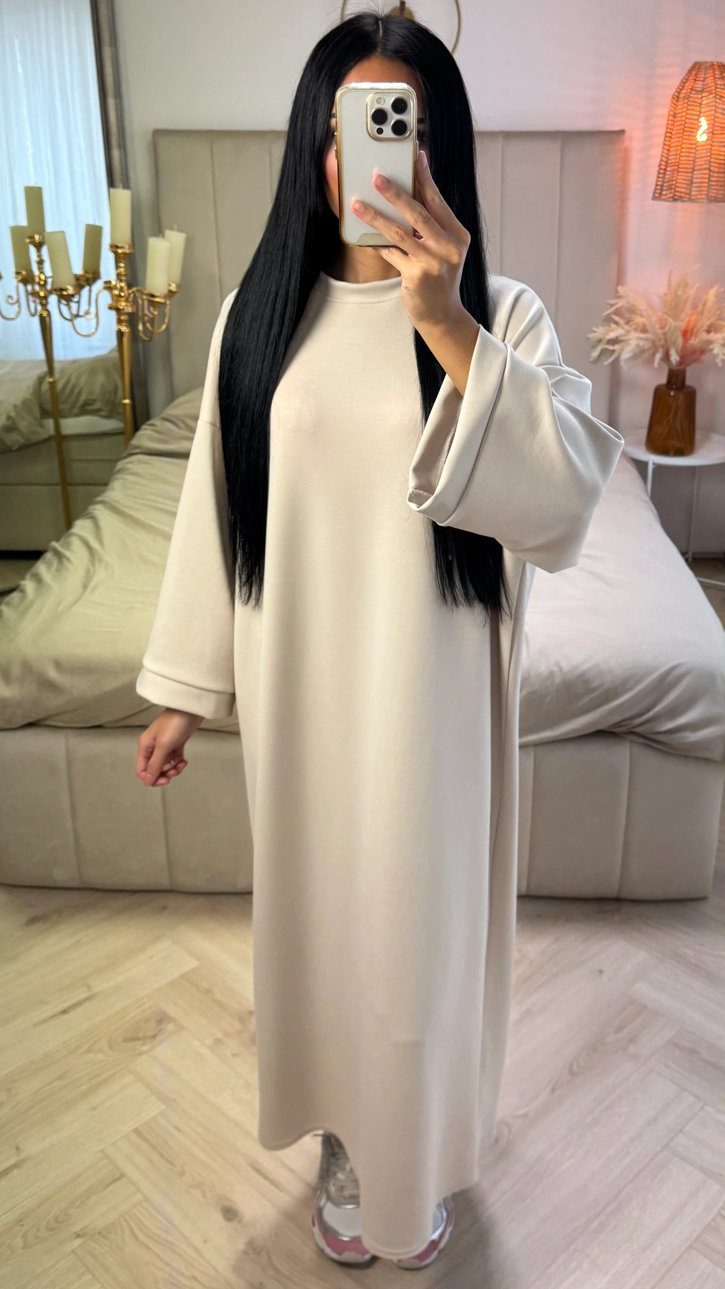 Maxi Sweater Dress met Rechte Pasvorm - Image 4
