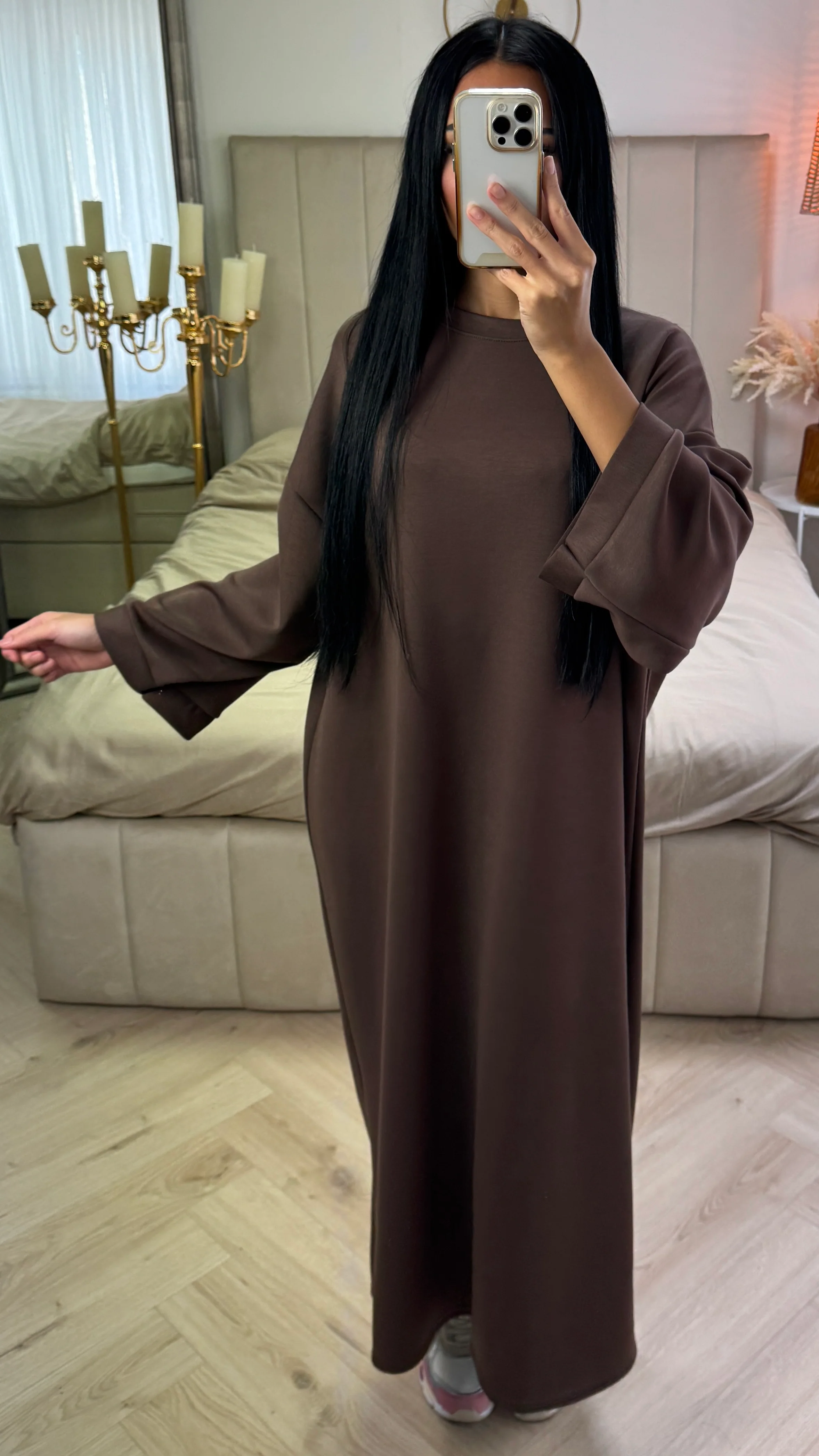 Maxi Sweater Dress met Rechte Pasvorm - Image 6