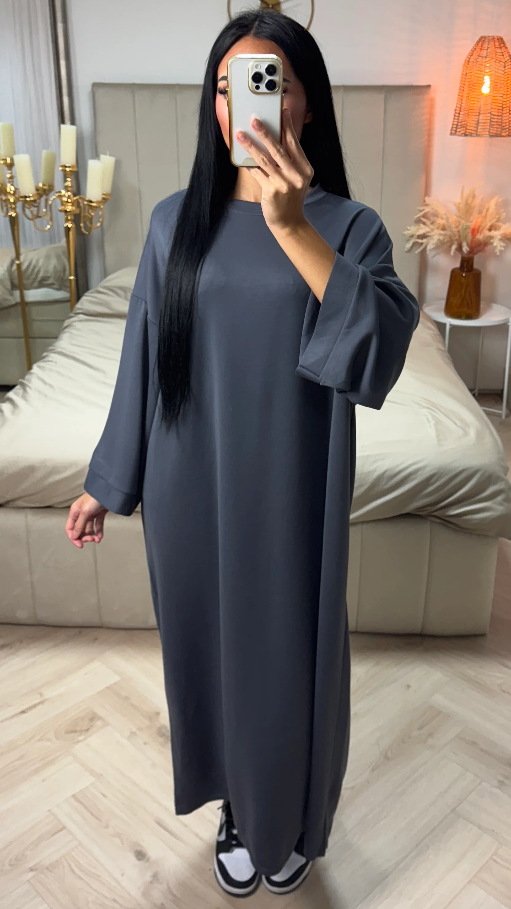 Maxi Sweater Dress met Rechte Pasvorm - Image 7