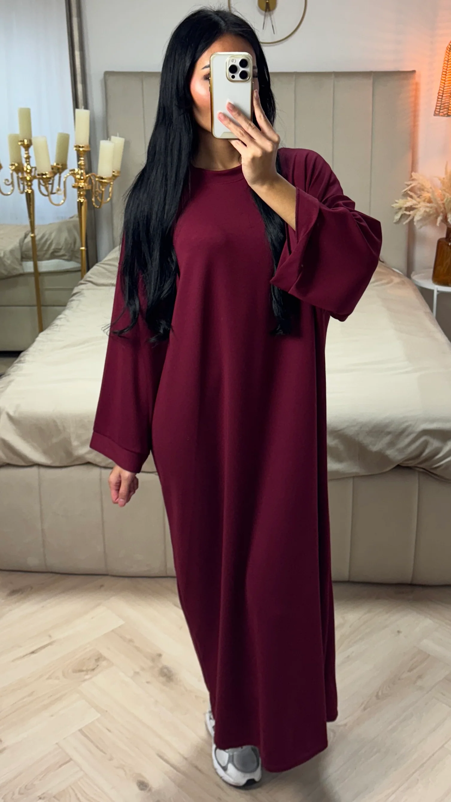 Maxi Sweater Dress met Rechte Pasvorm - Image 9
