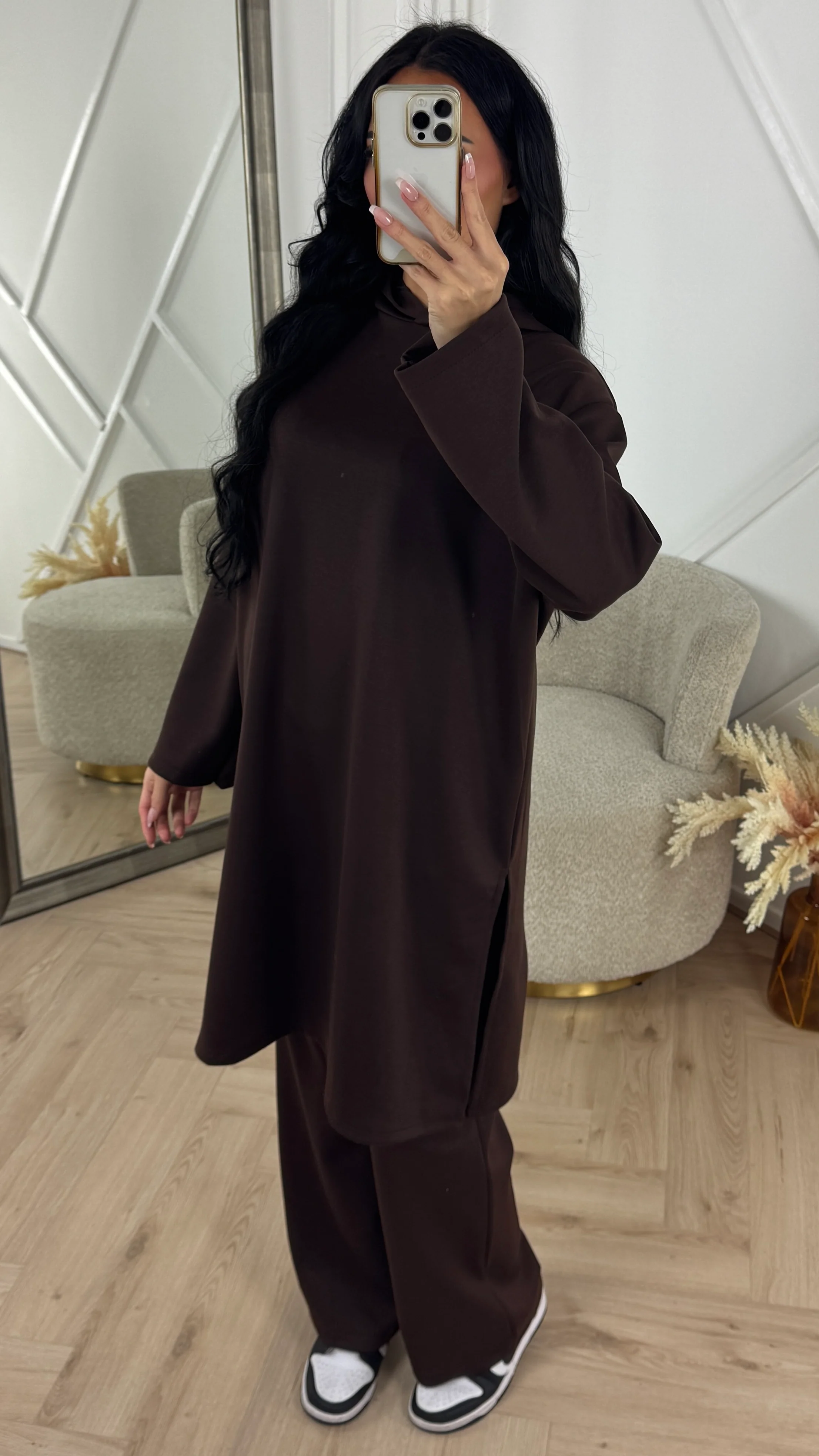 Minimal Hoodie Two-Piece Set met Wijde Broek - Image 7