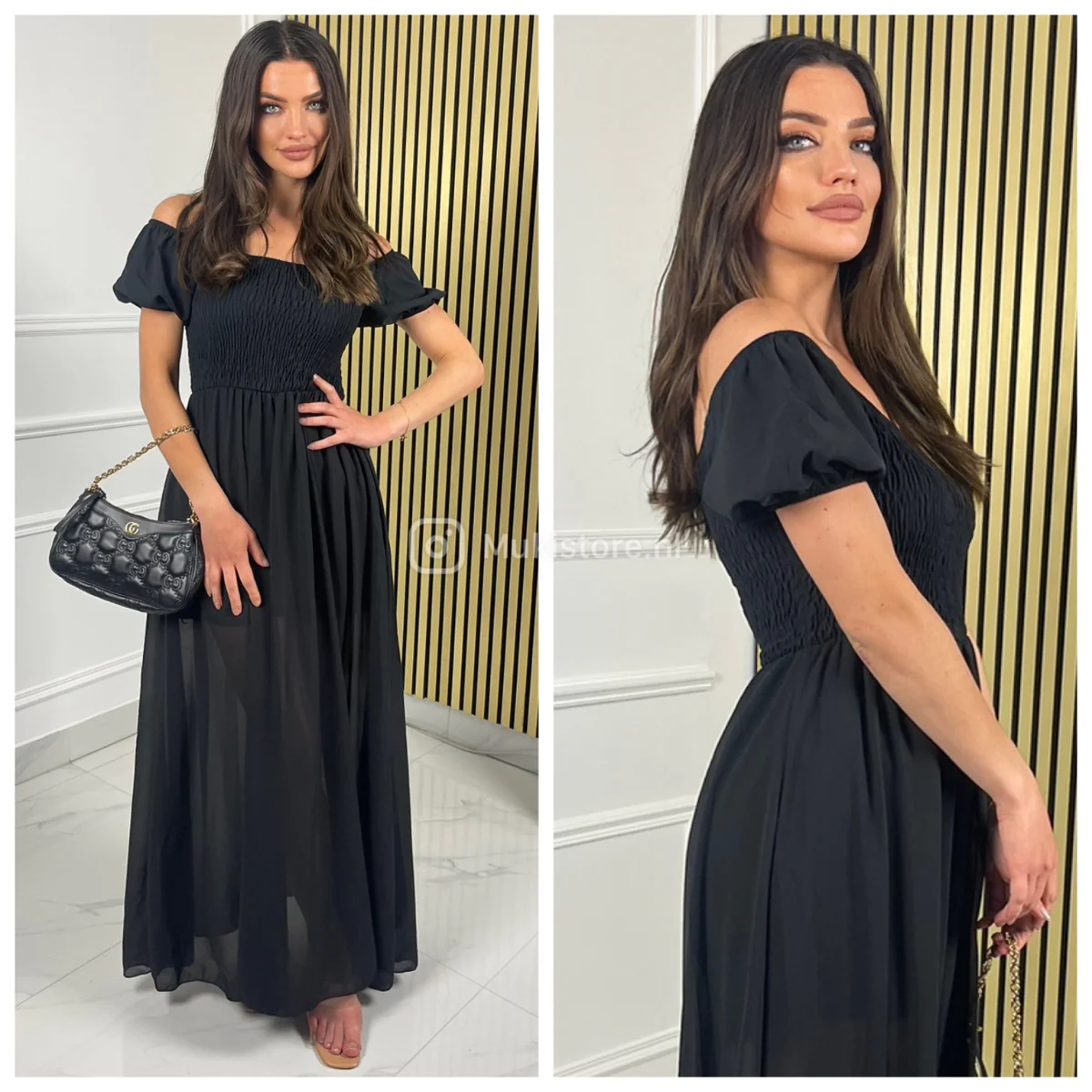 Off Shoulder Summer Maxi Dress - Image 2