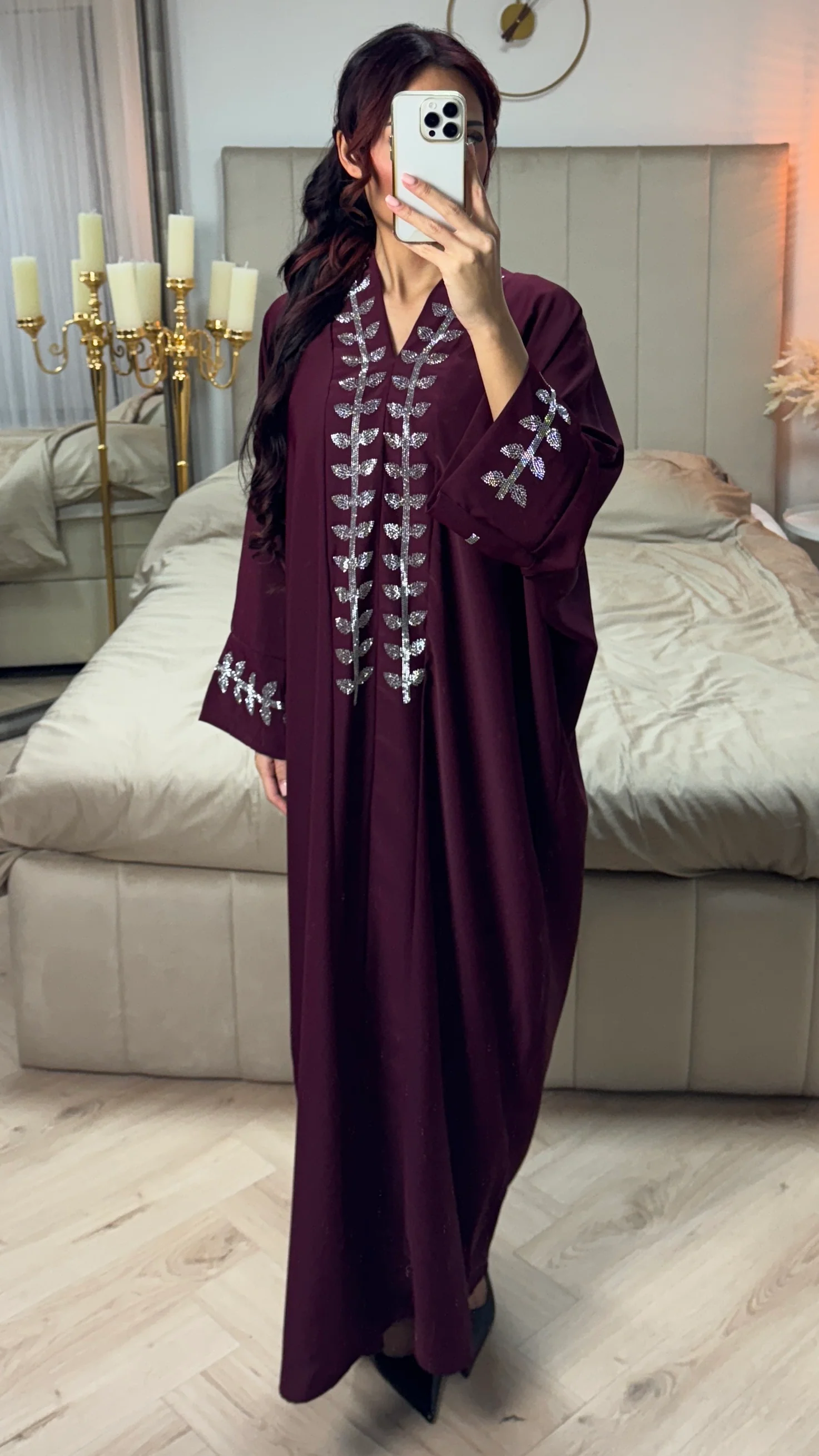 Oversized Abaya Glitter Design - Image 32