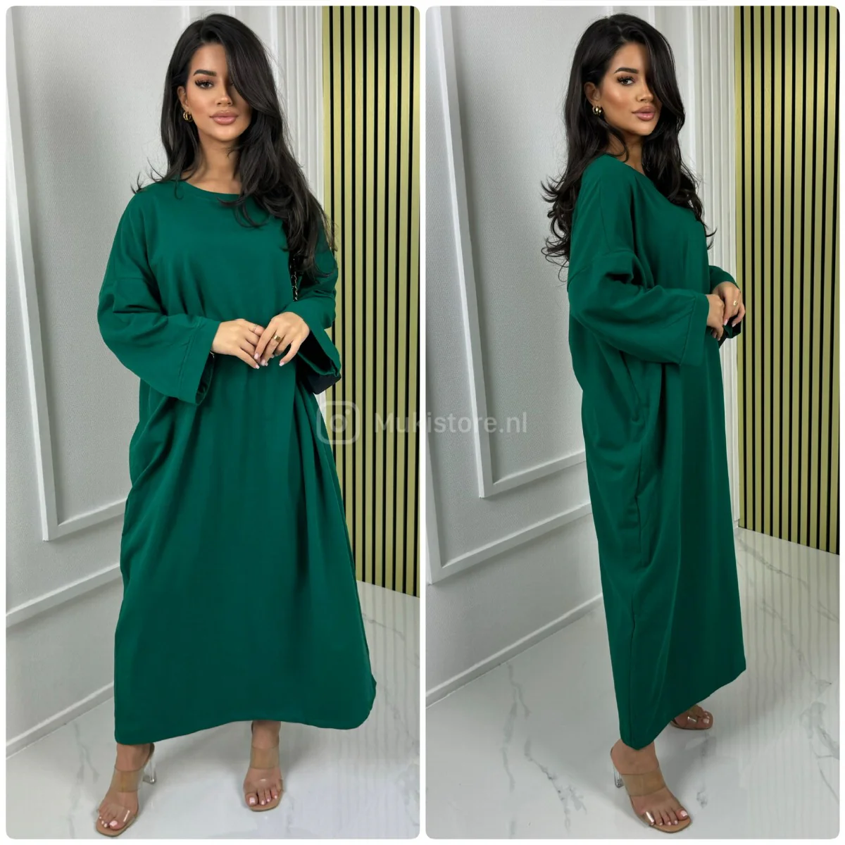 Oversized Basic Maxi Dress Jessy Cotton Premium Quality - Image 11