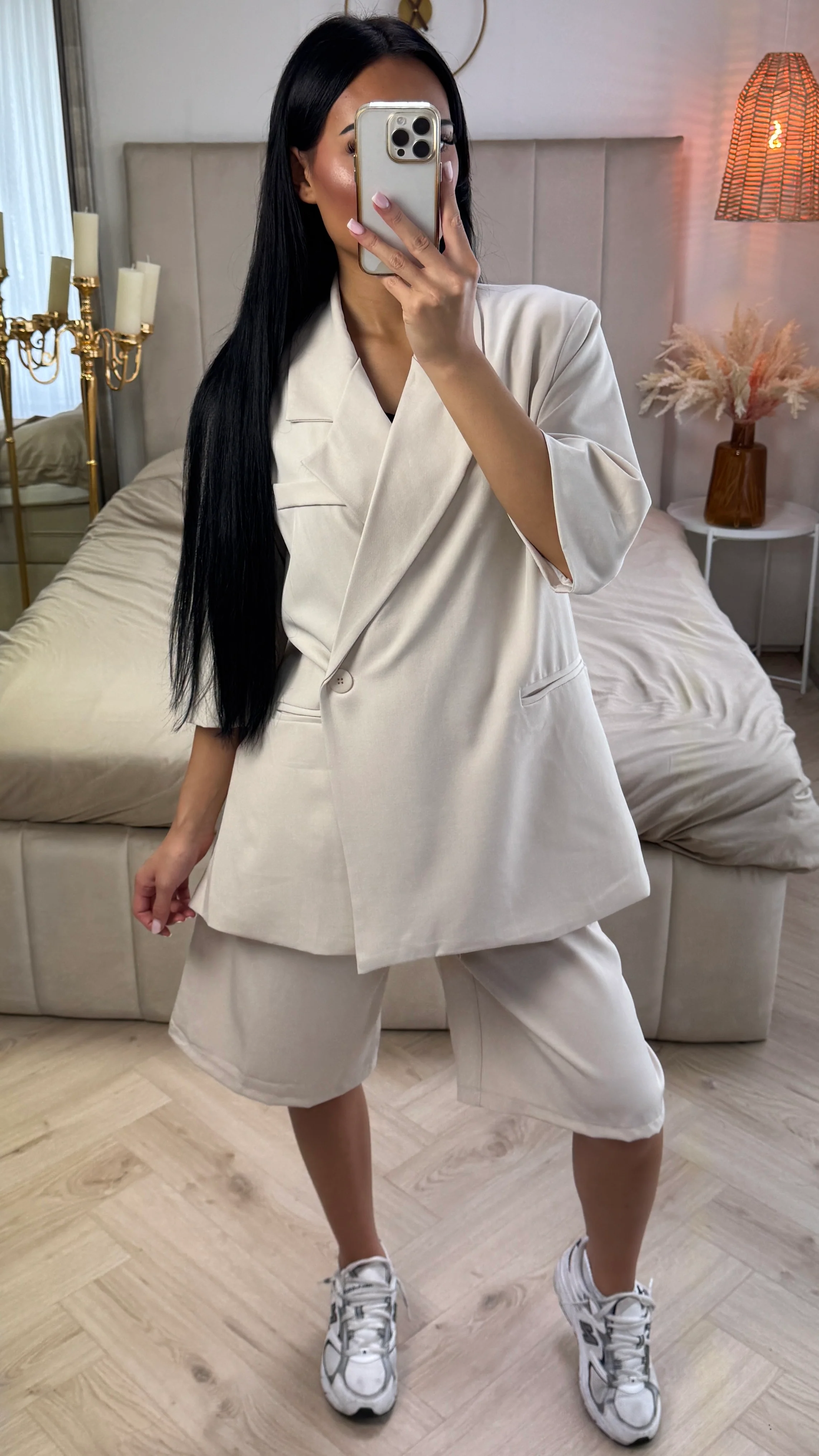 Oversized Blazerpak met Bermuda Shorts – 2-Delige Set - Image 3