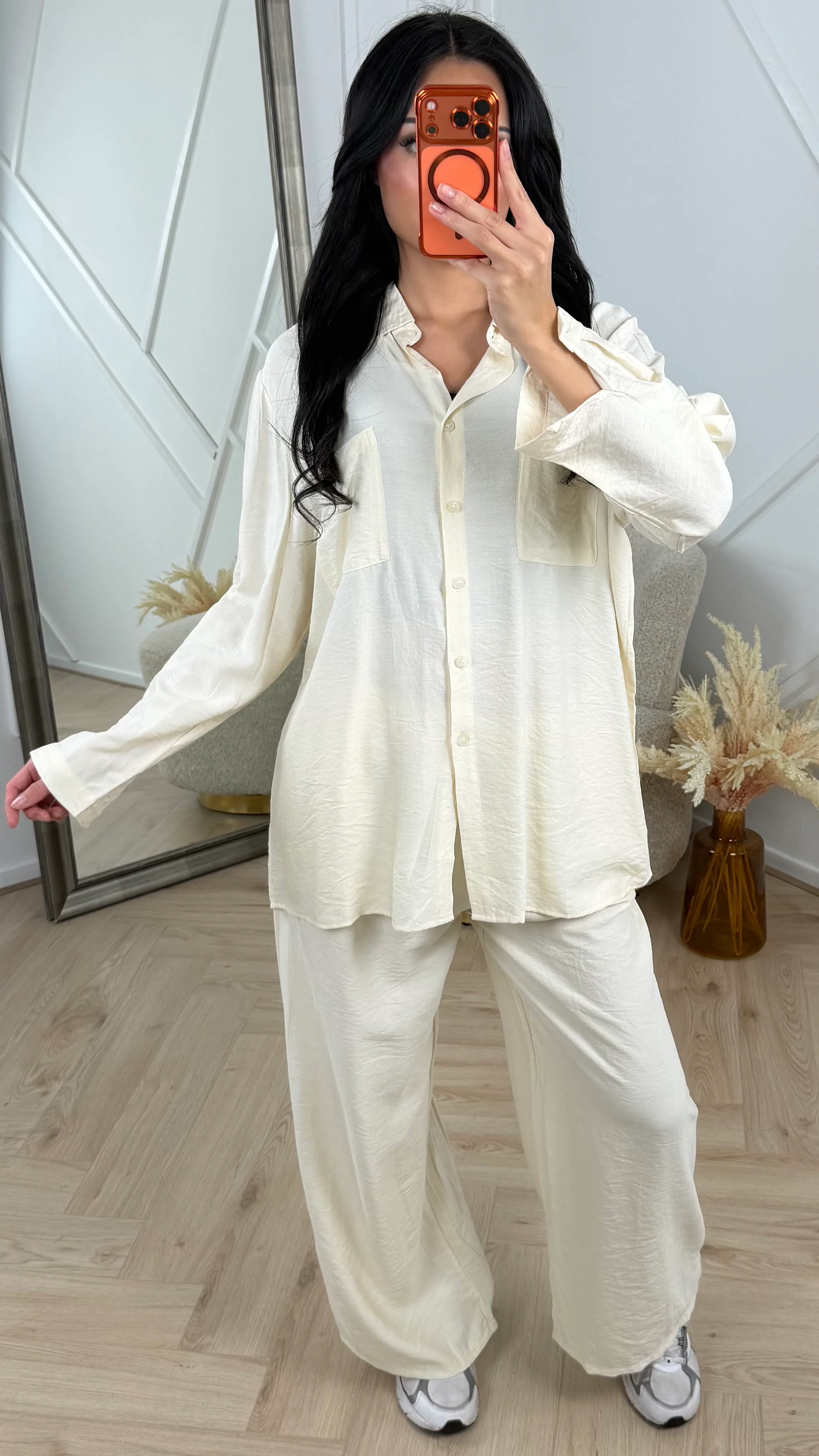 Oversized Blouse Set met Wide Leg Broek – MT020 - Image 5