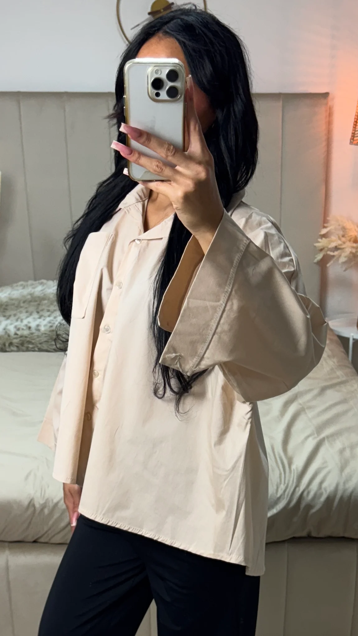 Oversized Crop Blouse - Image 5