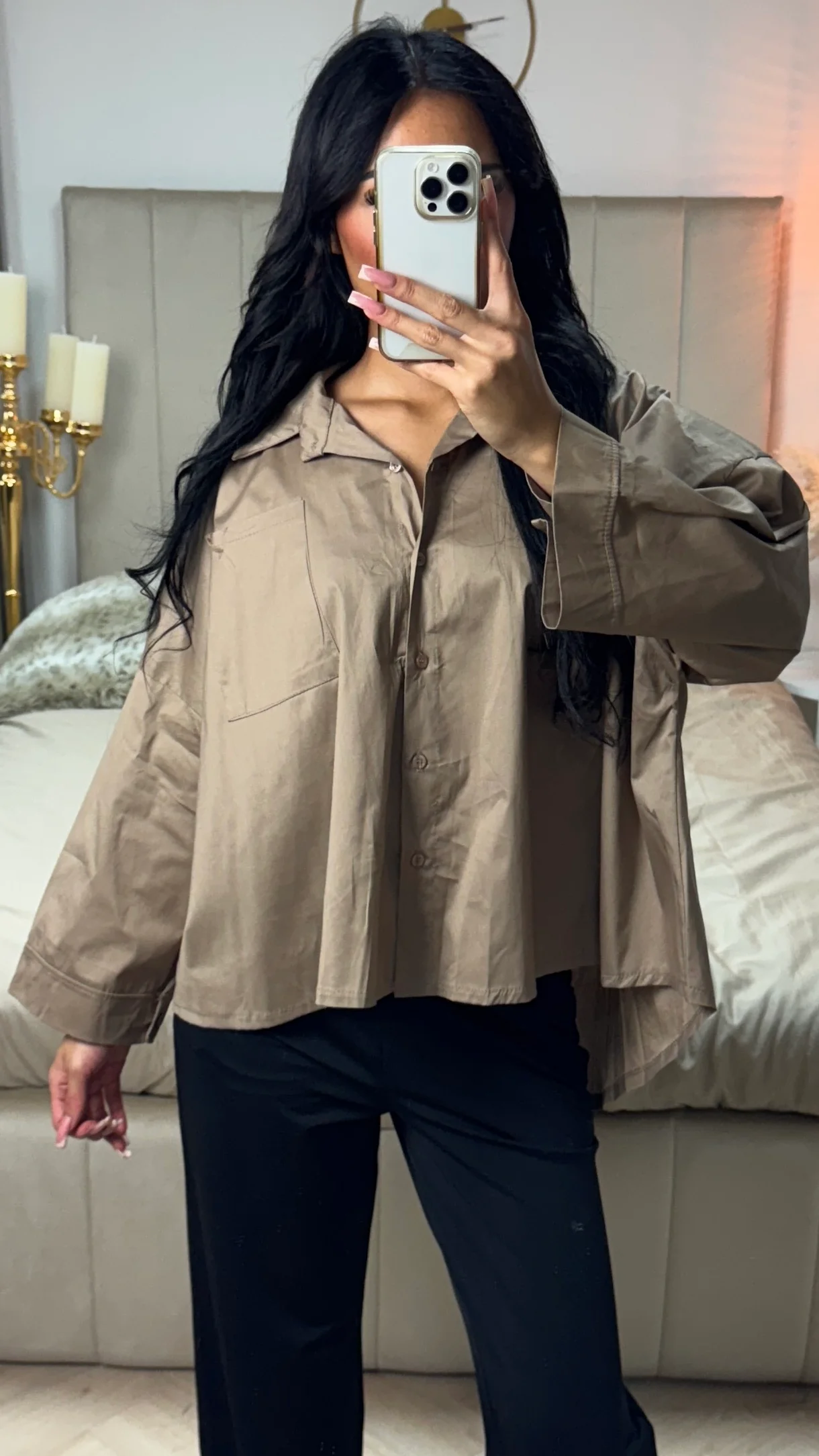 Oversized Crop Blouse - Image 6