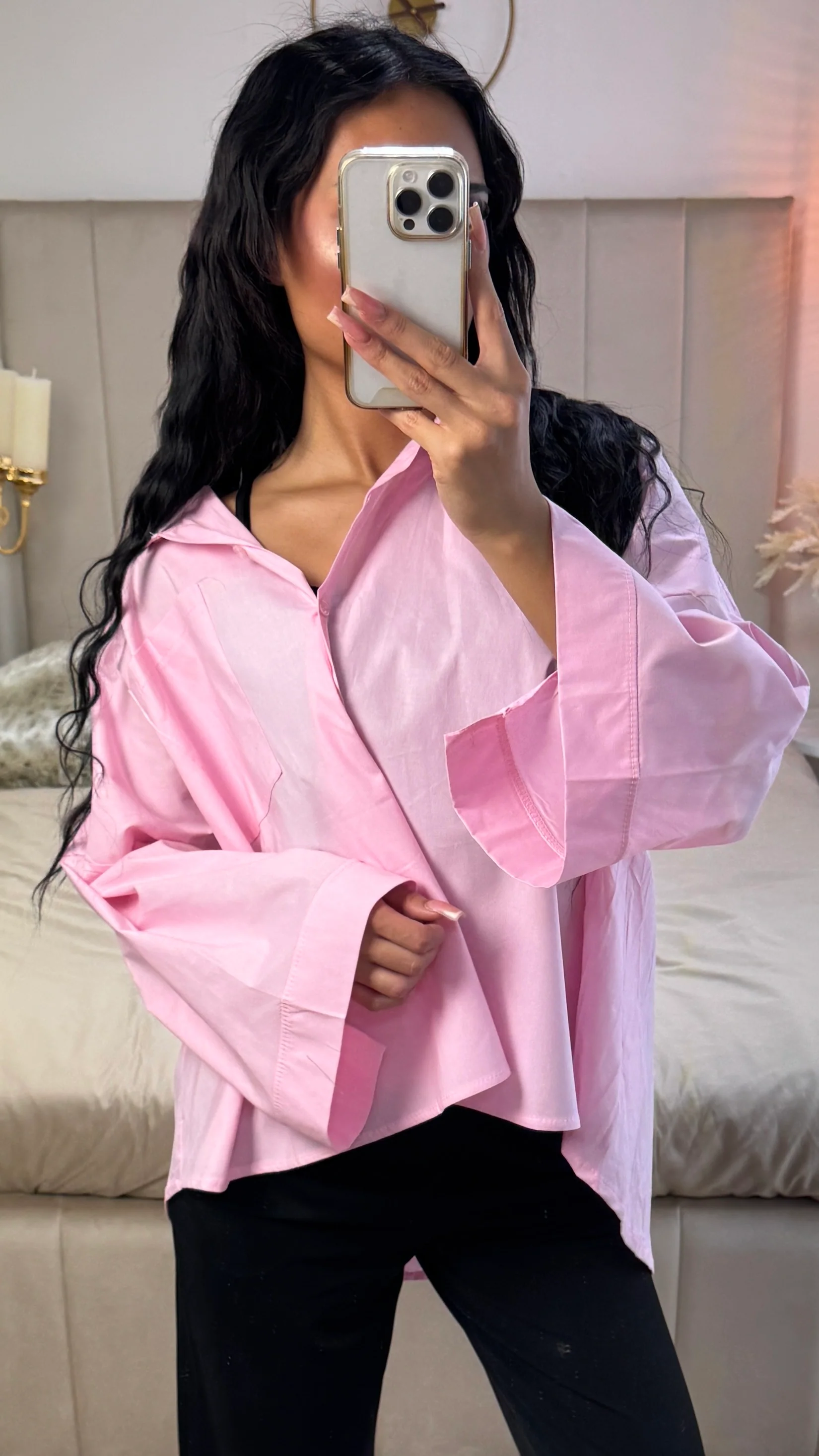 Oversized Crop Blouse - Image 7