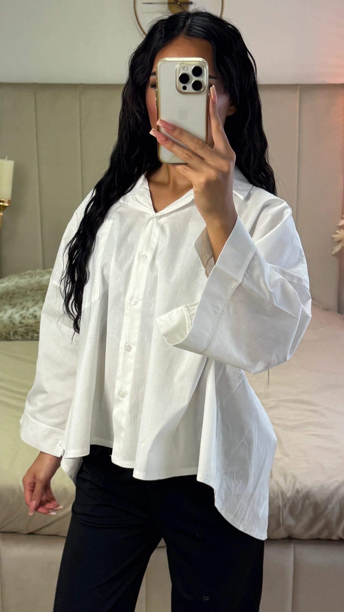 Oversized Crop Blouse - Image 8