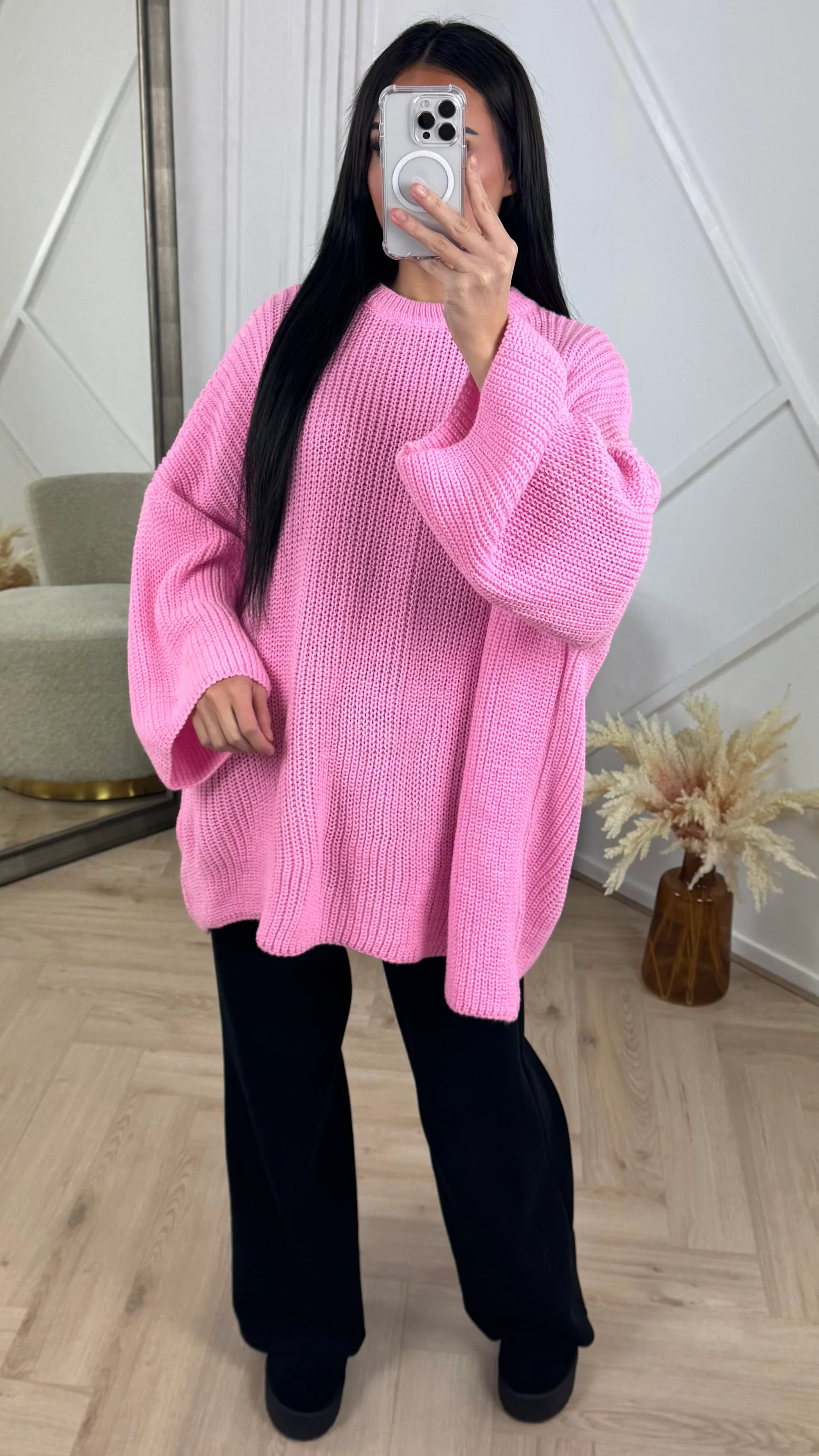 Oversized Gebreide Knit Trui - Image 10