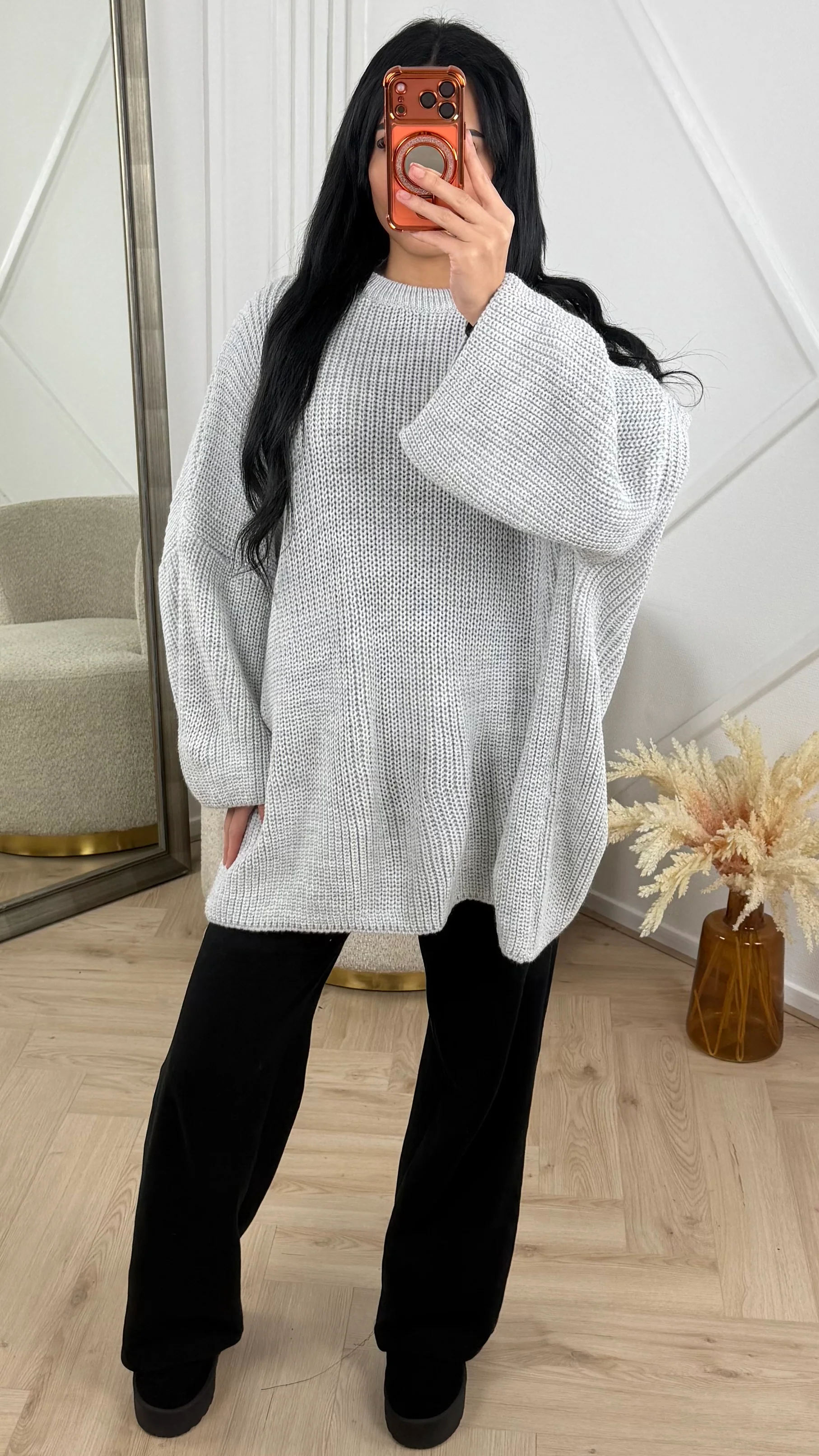 Oversized Gebreide Knit Trui - Image 7
