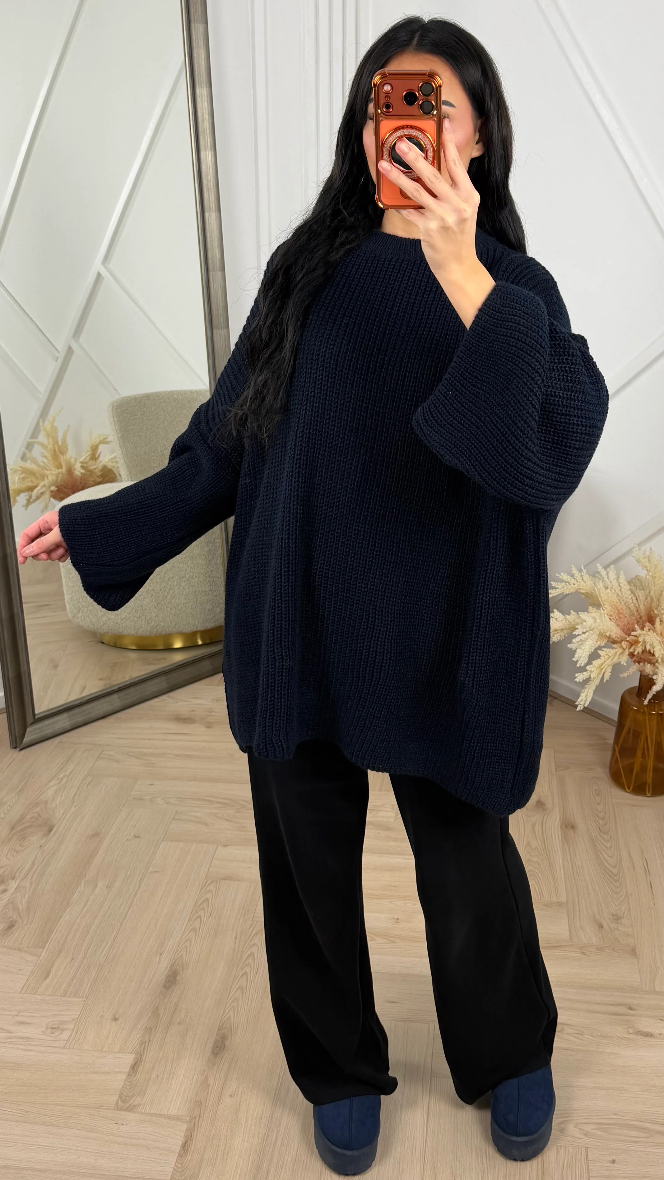 Oversized Gebreide Knit Trui - Image 9