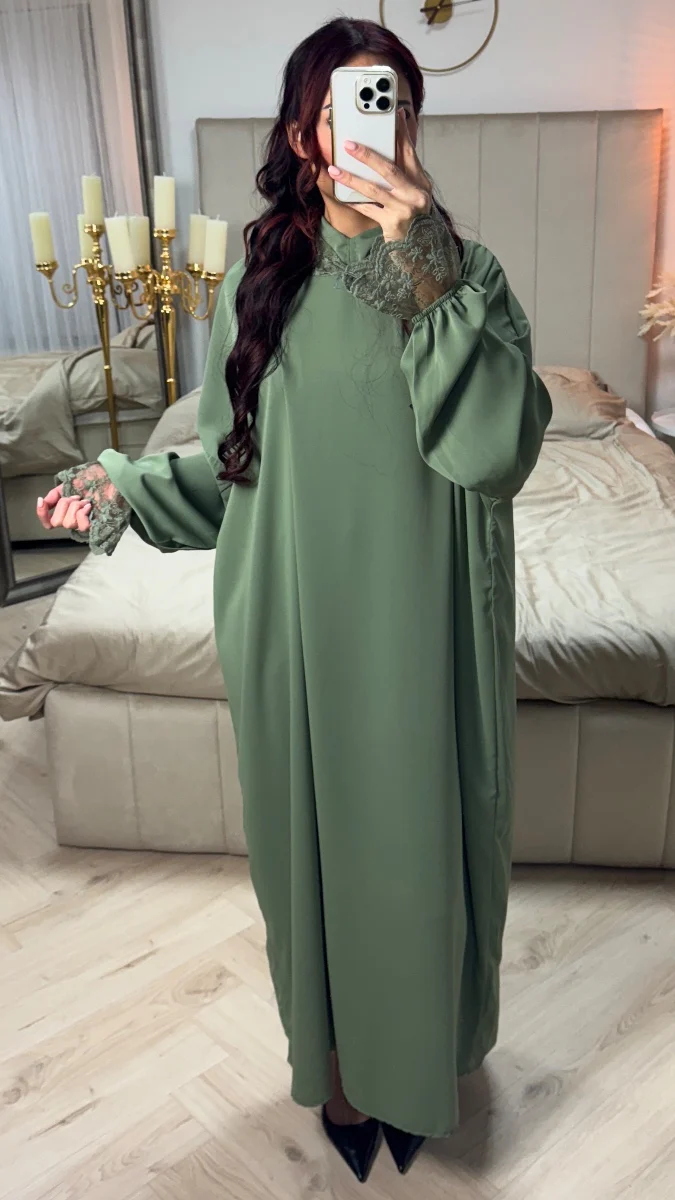 Oversized Headscarf Double Hood Laces Detail - Image 24