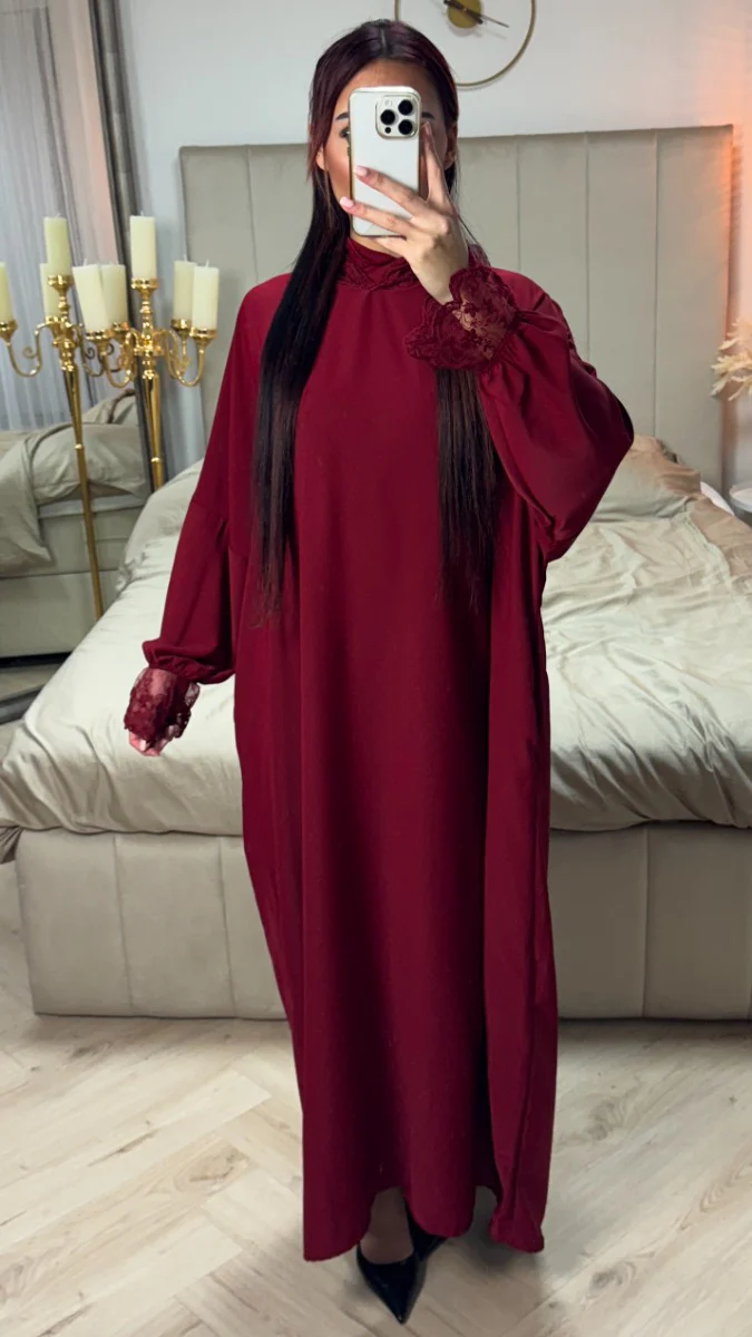 Oversized Headscarf Double Hood Laces Detail - Image 29