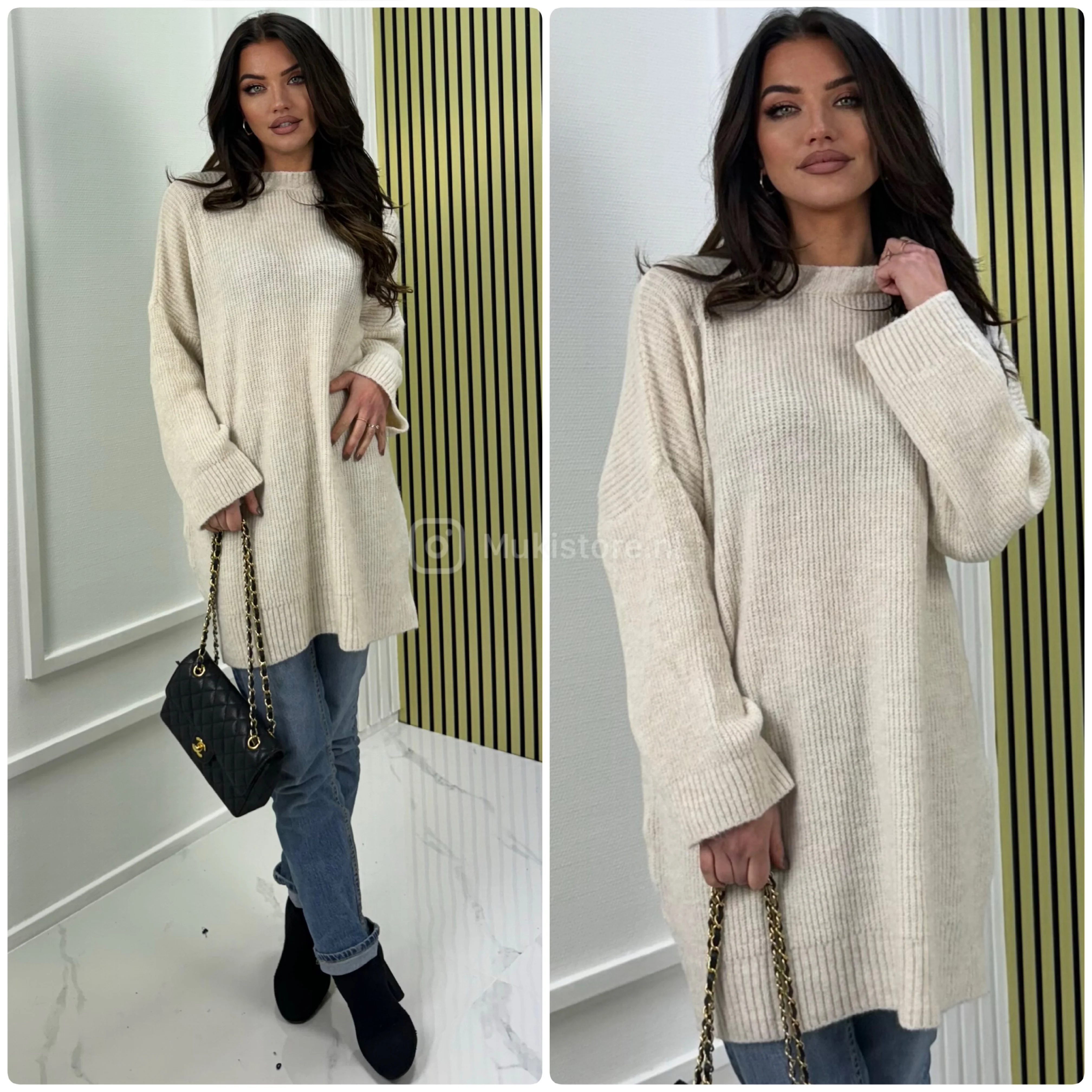 Oversized Long Sweater - Image 11