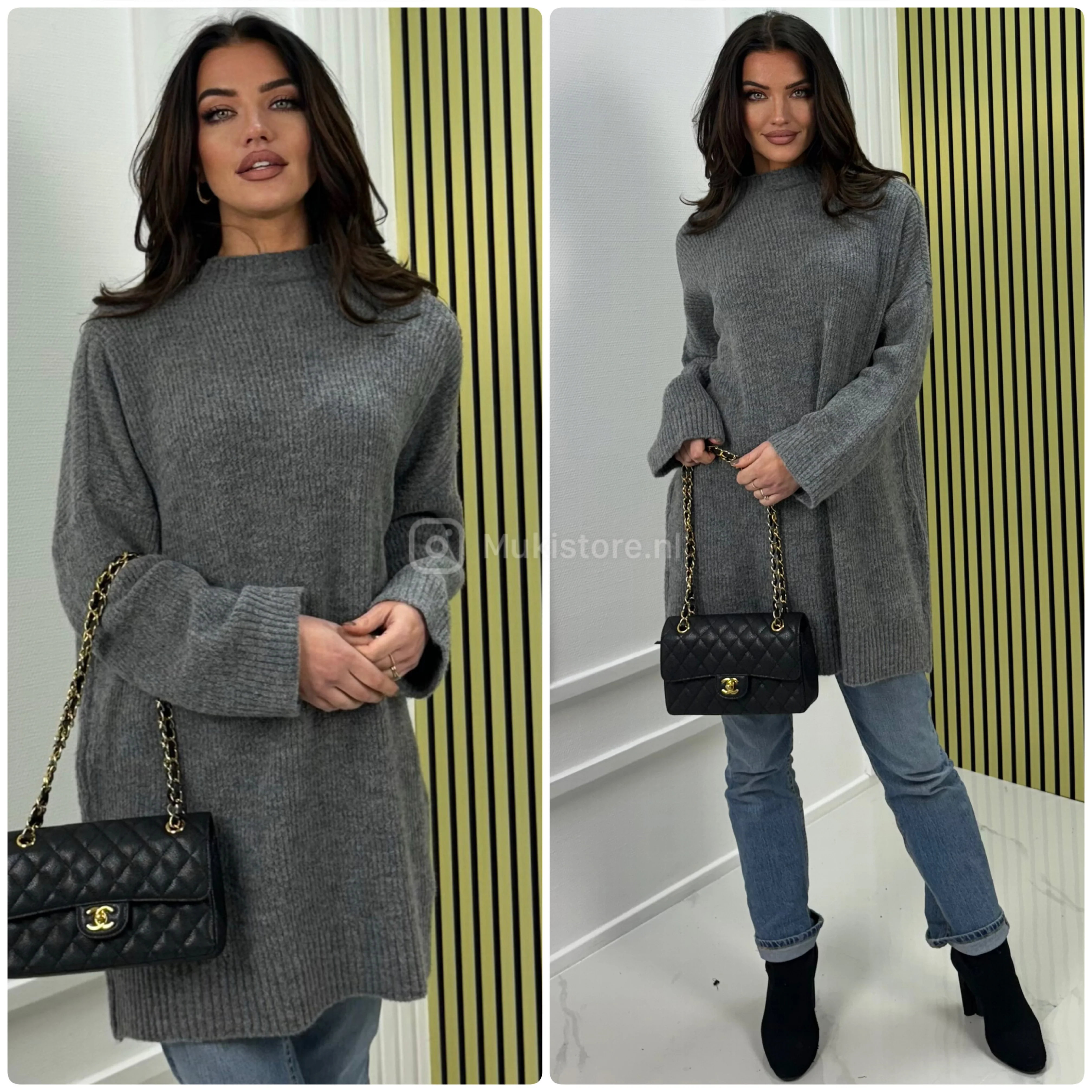 Oversized Long Sweater - Image 15
