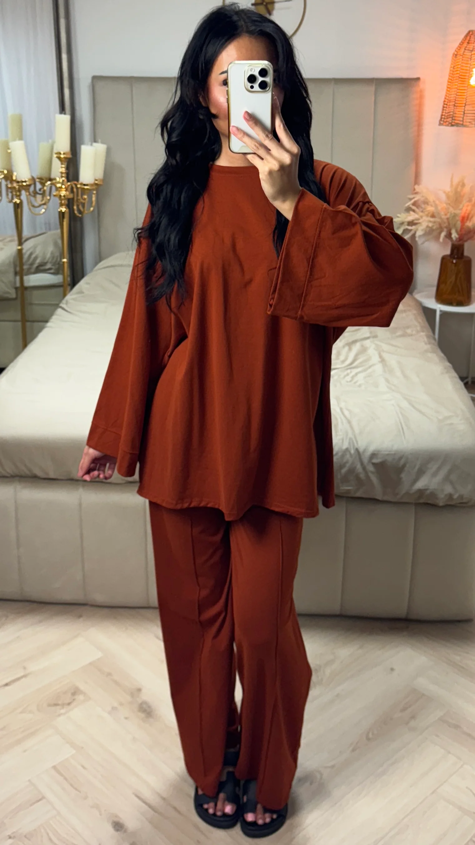 Oversized Top en Broek Set met Lange Mouwen - Image 4