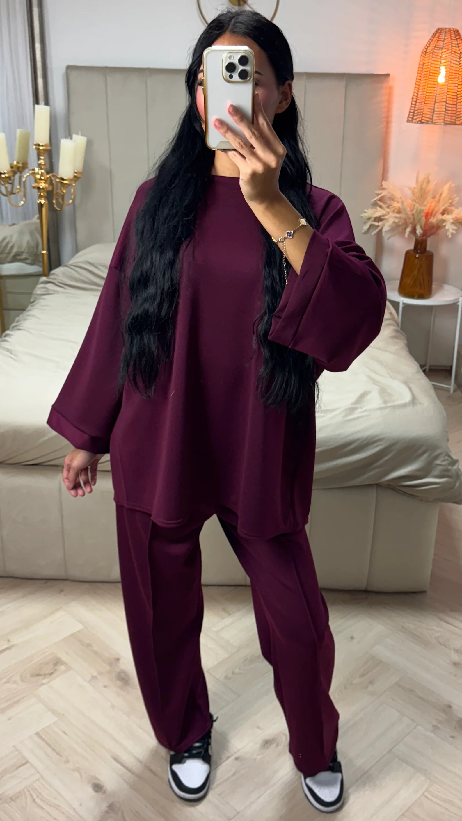 PRE ORDER Oversized Two-Piece Set met Wijde Mouwen WORDT 10-07 VERZONDEN - Image 14