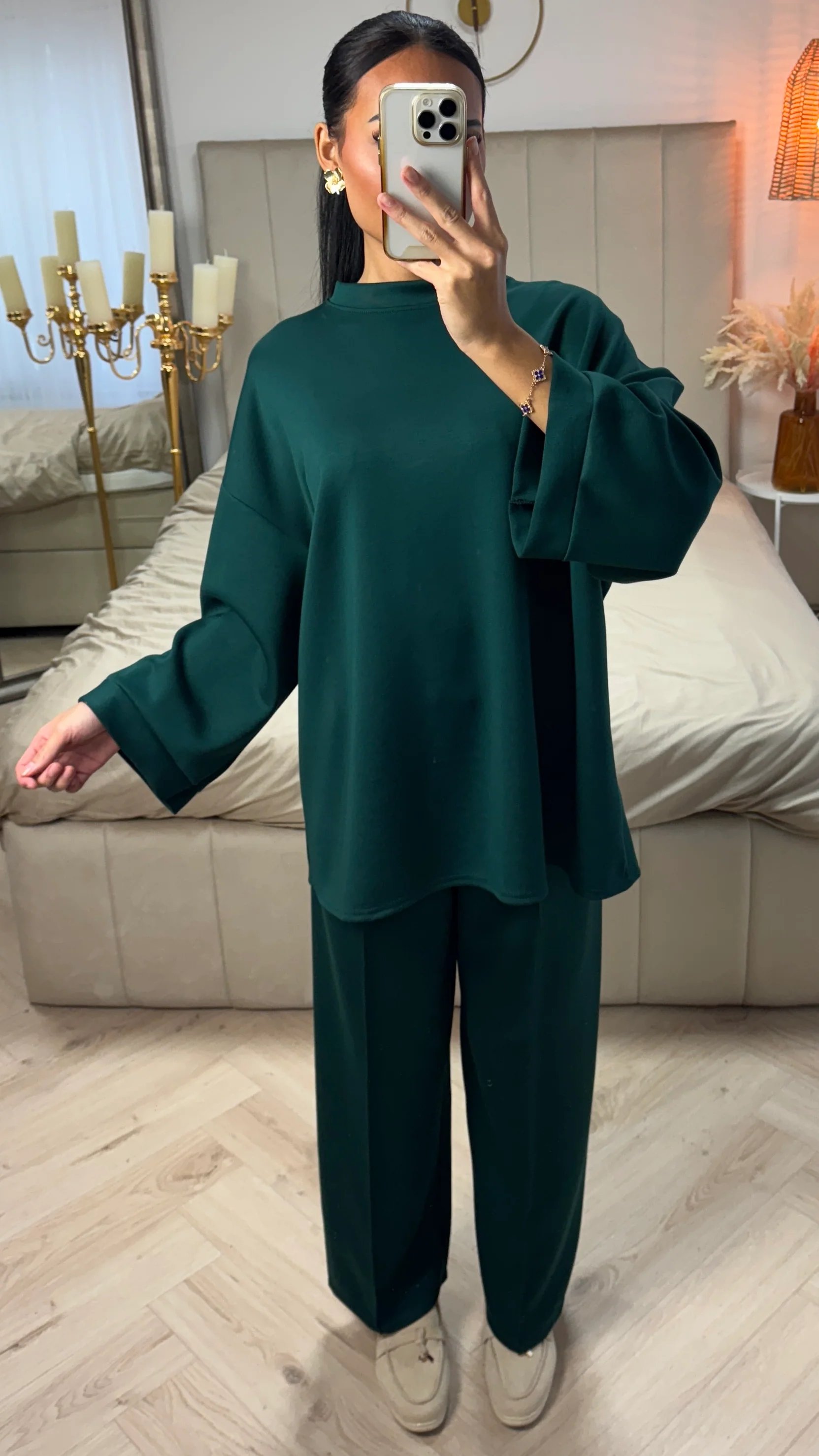 PRE ORDER Oversized Two-Piece Set met Wijde Mouwen WORDT 10-07 VERZONDEN - Image 18