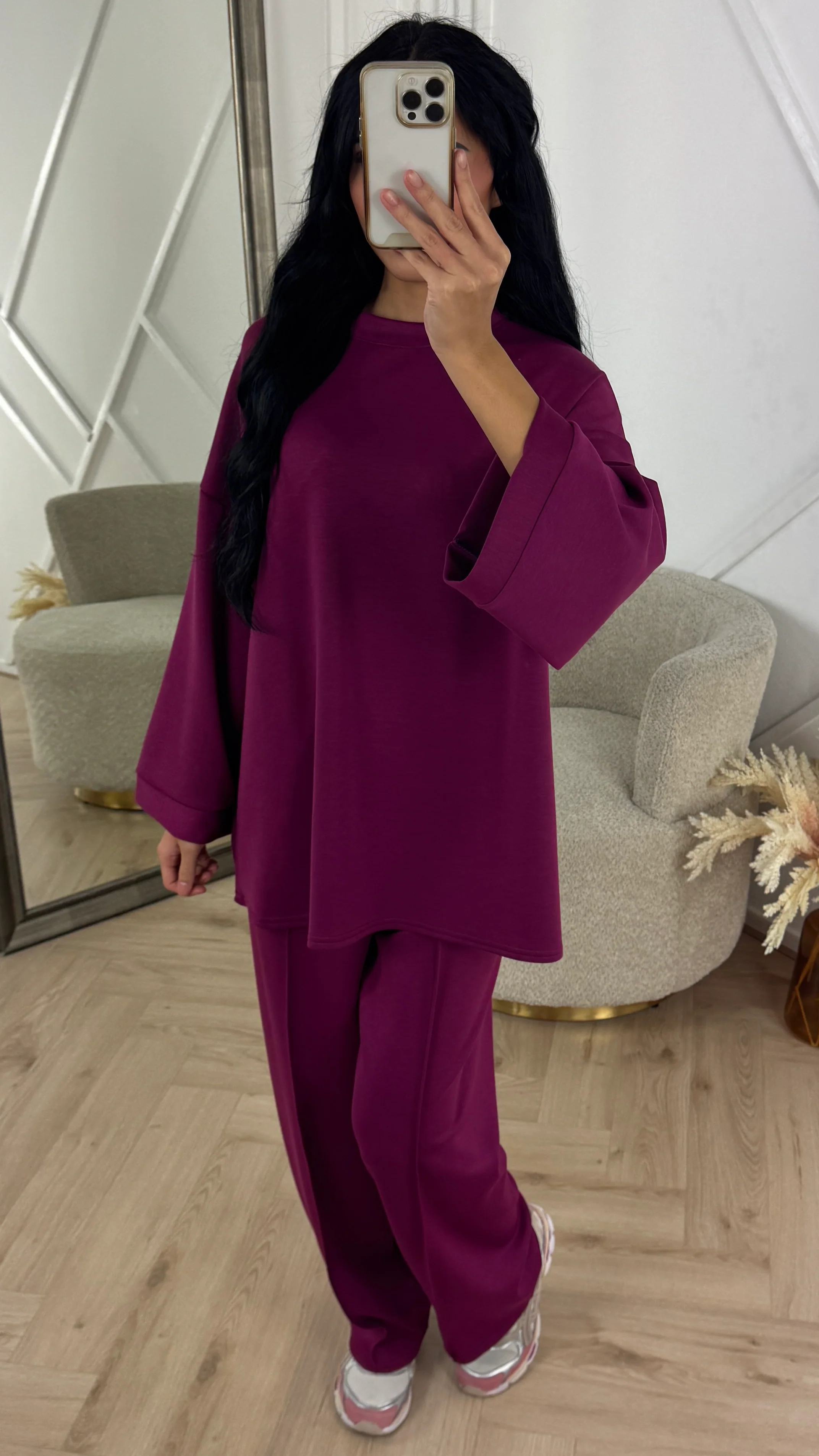 PRE ORDER Oversized Two-Piece Set met Wijde Mouwen WORDT 10-07 VERZONDEN - Image 7