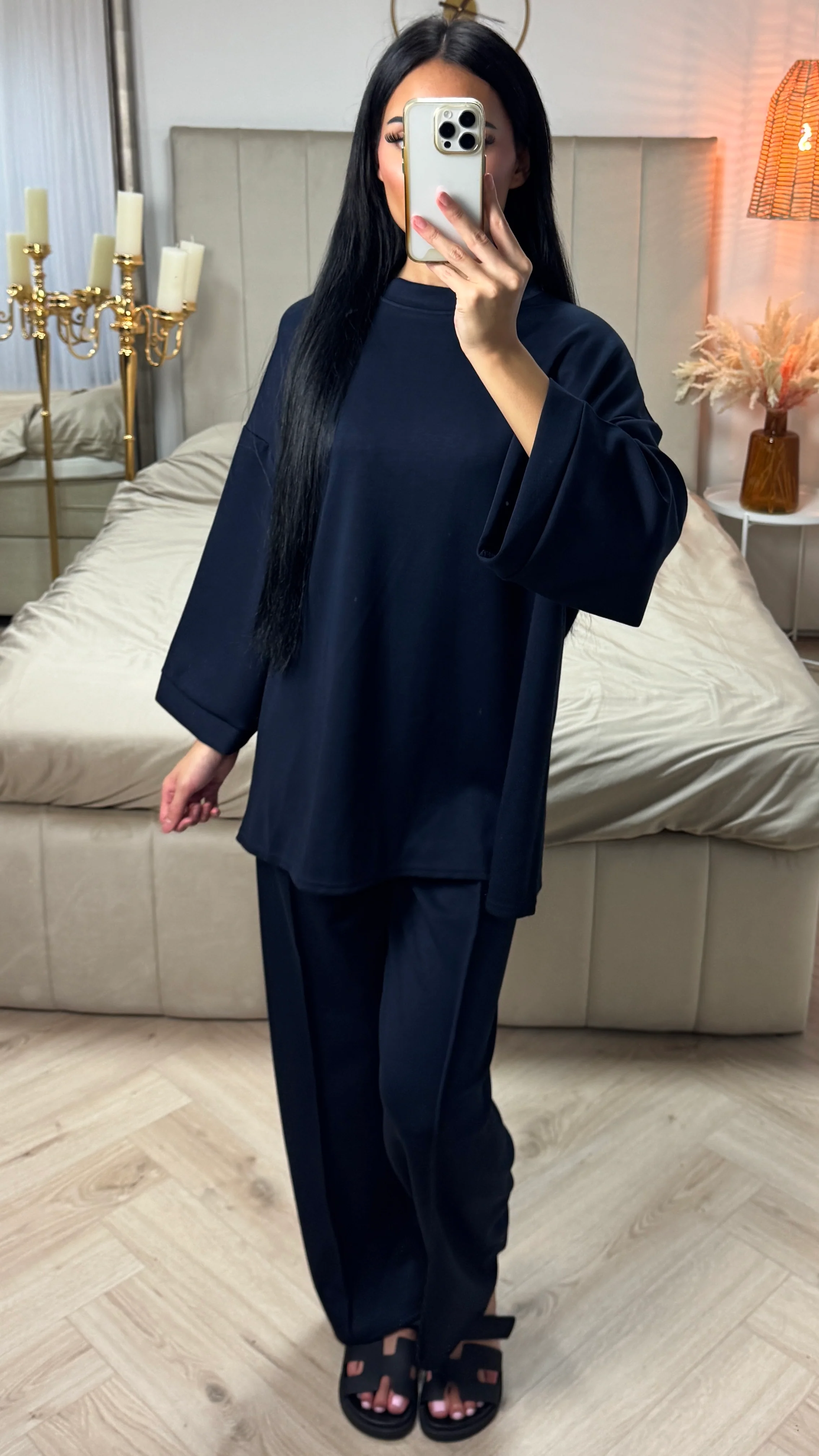 PRE ORDER Oversized Two-Piece Set met Wijde Mouwen WORDT 10-07 VERZONDEN - Image 8
