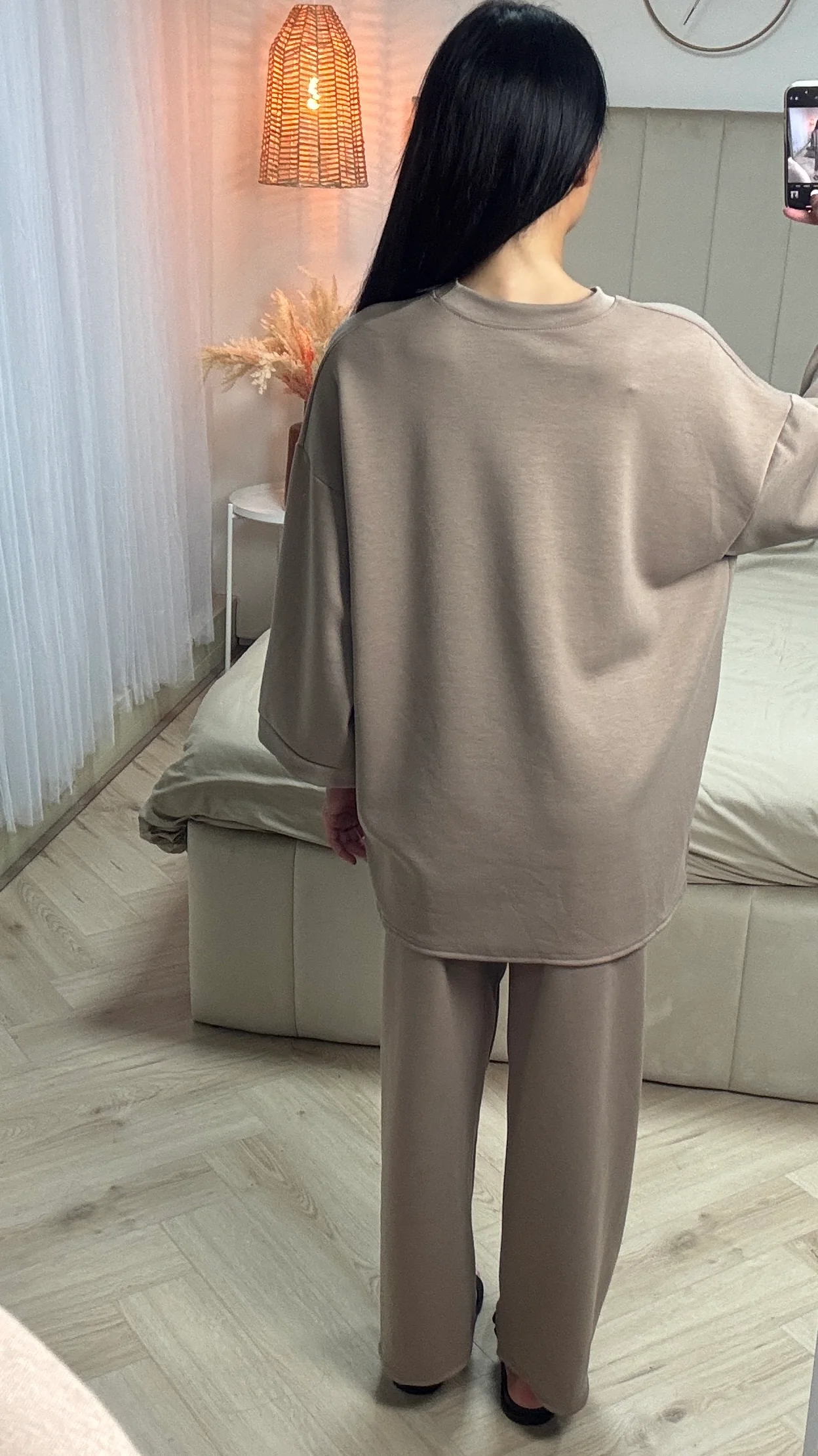 PRE ORDER Oversized Two-Piece Set met Wijde Mouwen WORDT 10-07 VERZONDEN - Image 9