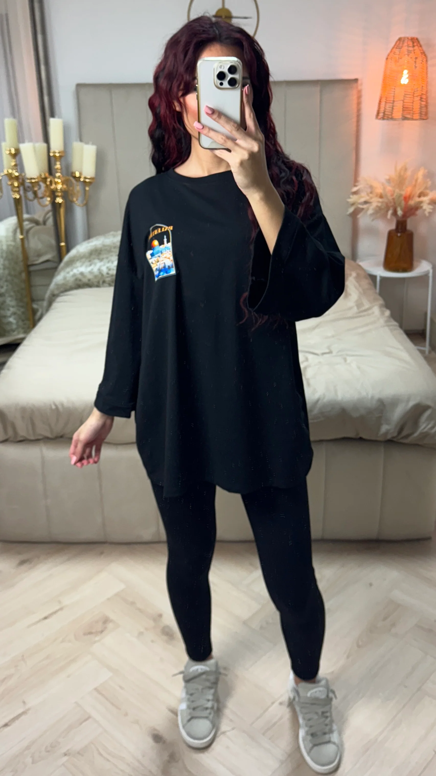 Palestine Oversized Terry Cotton T-shirt - Image 9