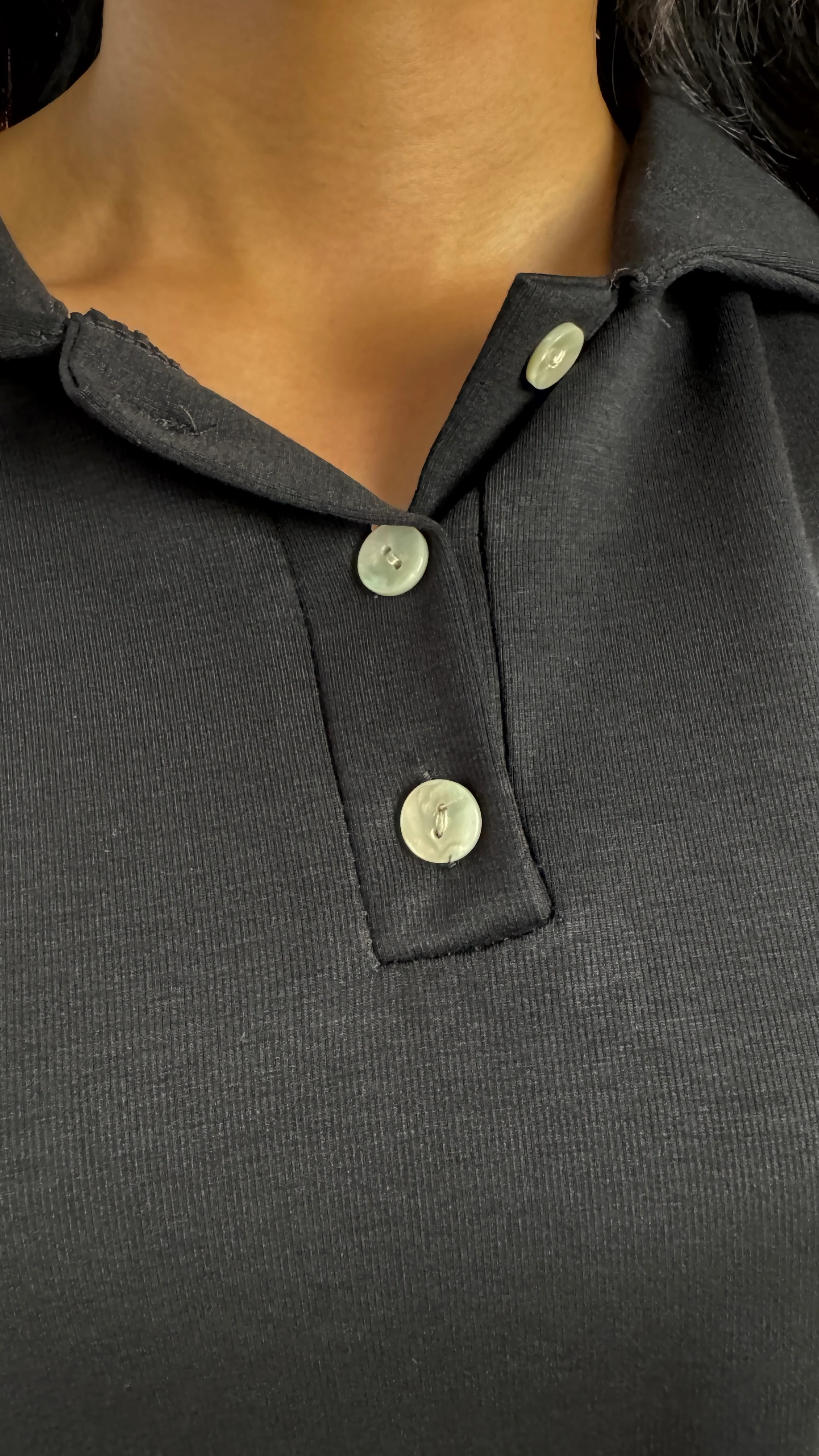 Polo Midi Jurk met Korte Mouwen & Knoopsluiting - Image 7