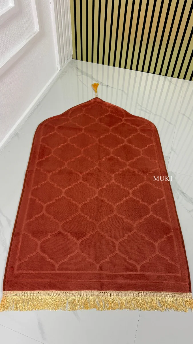 Premium Gebedskleed Koepel Design Anti Slip - Image 3