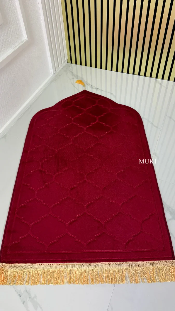 Premium Gebedskleed Koepel Design Anti Slip - Image 4