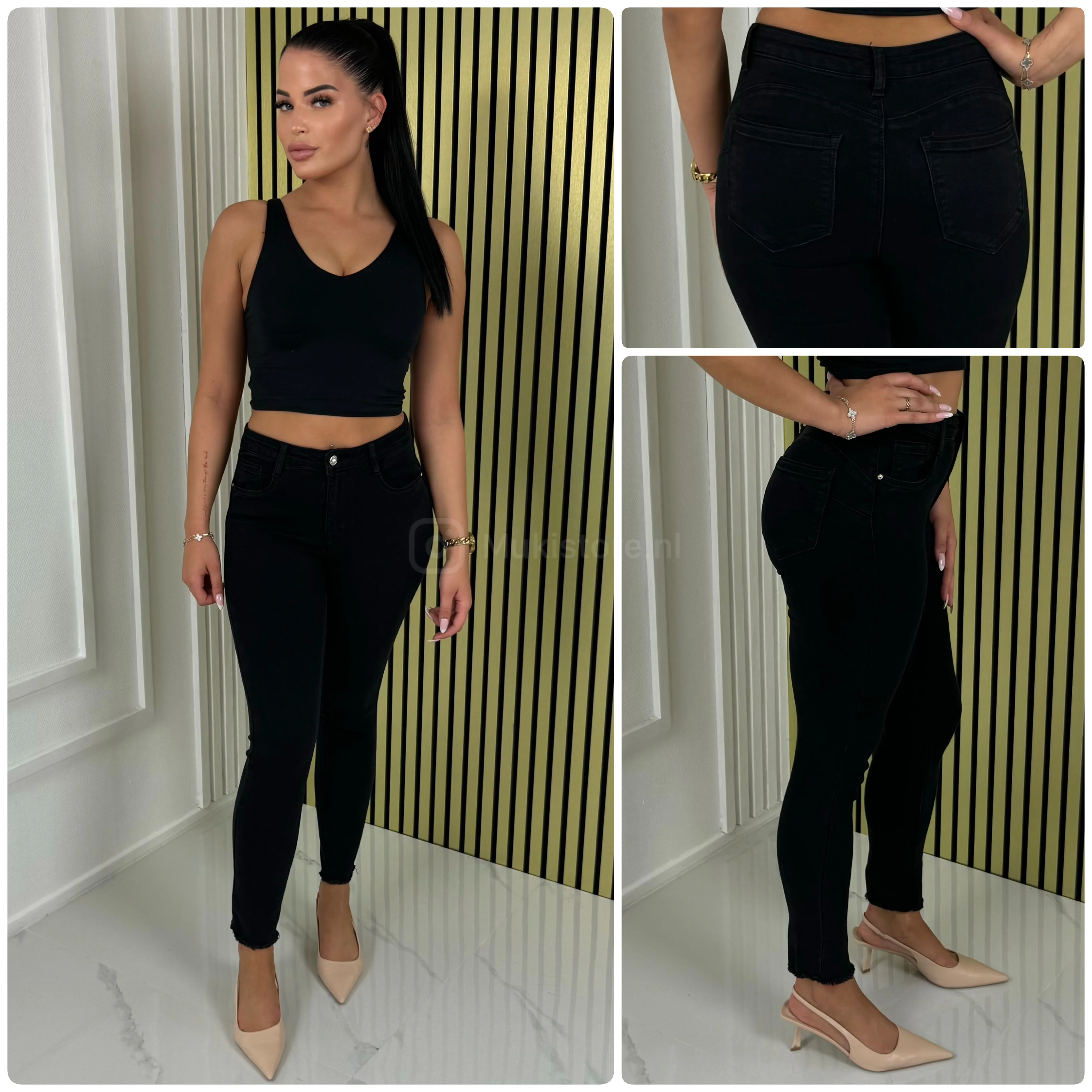 Premium Quality Stretch Jeans 77606A - Image 3
