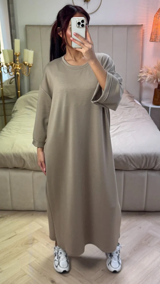 Premium Soft Material Round Neck Maxi