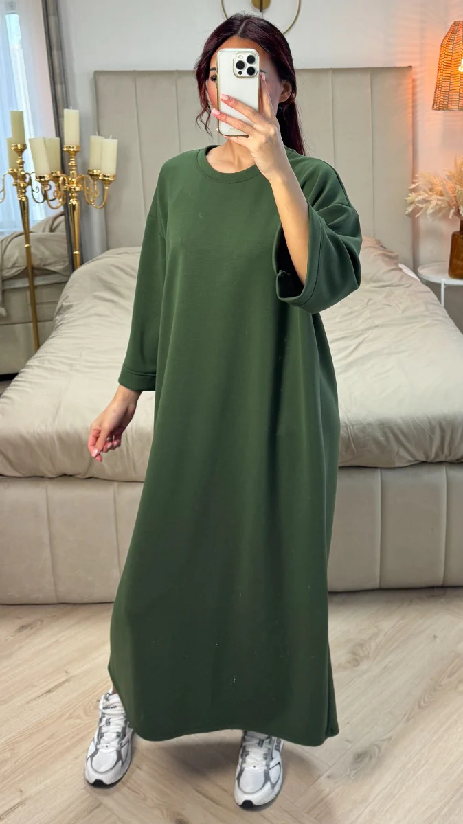 Premium Soft Material Round Neck Maxi - Image 10