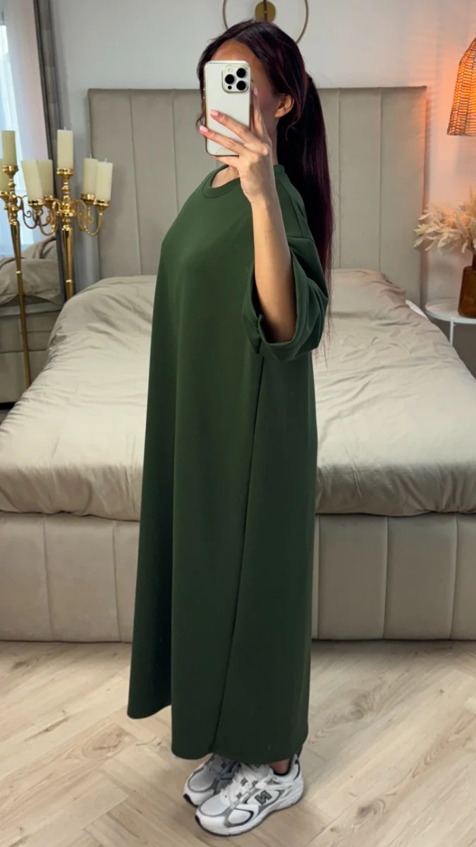 Premium Soft Material Round Neck Maxi - Image 11