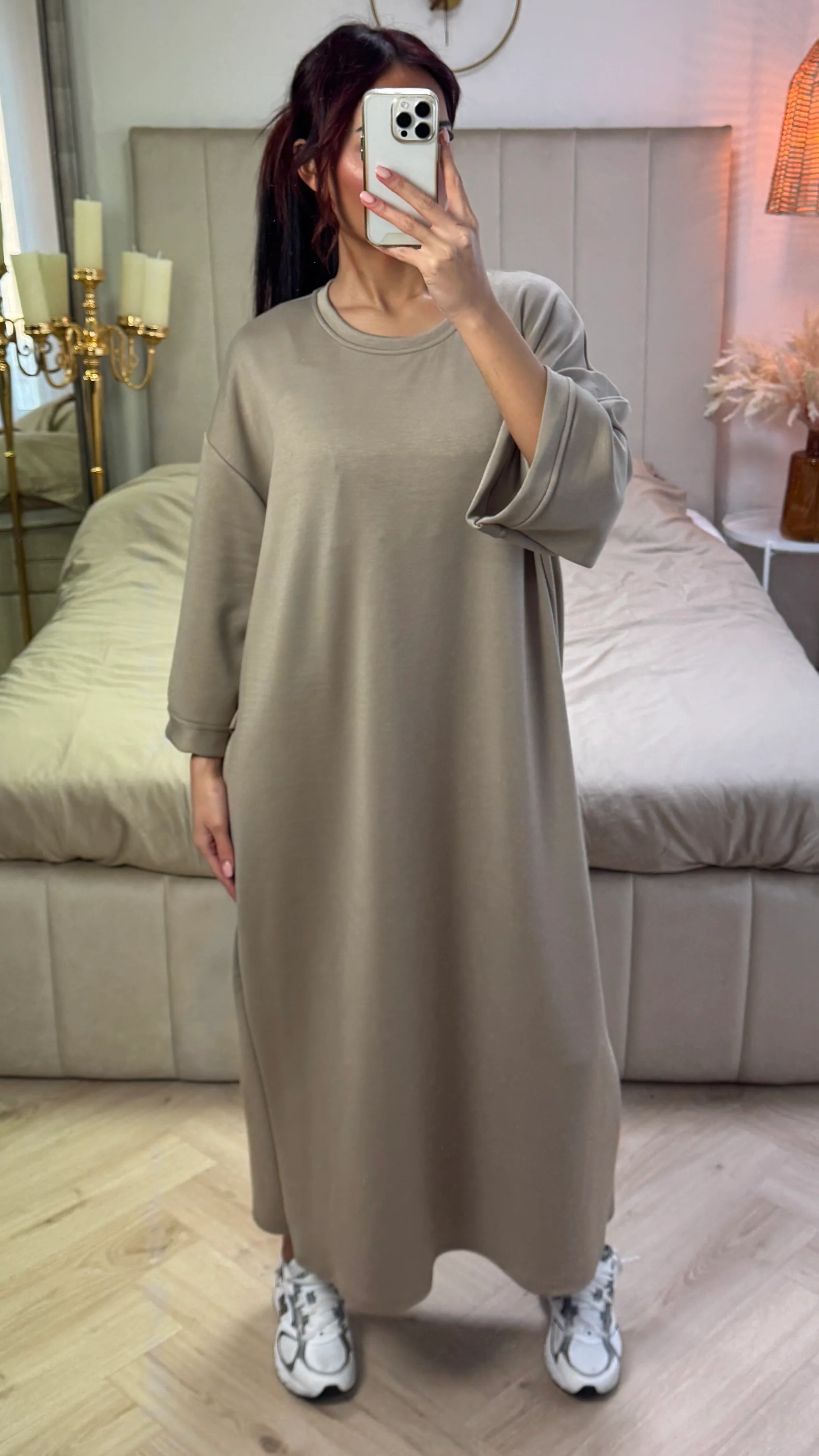 Premium Soft Material Round Neck Maxi - Image 21