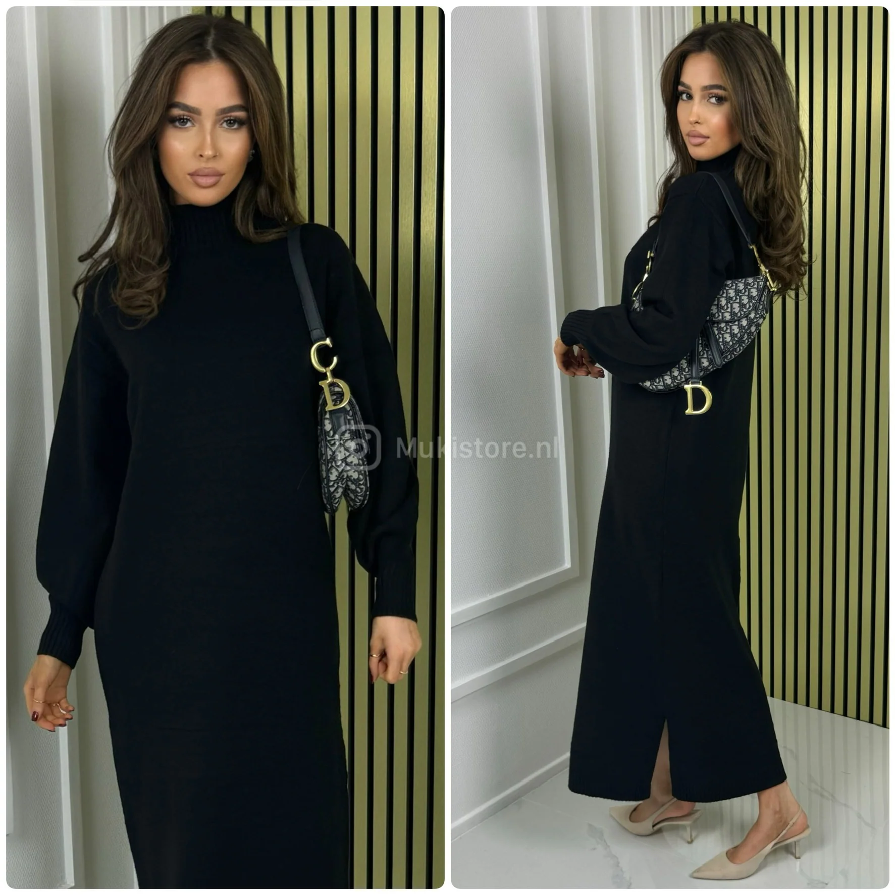 Premium Soft Maxi Balloon Sleeve Detail Aj-026 - Image 3