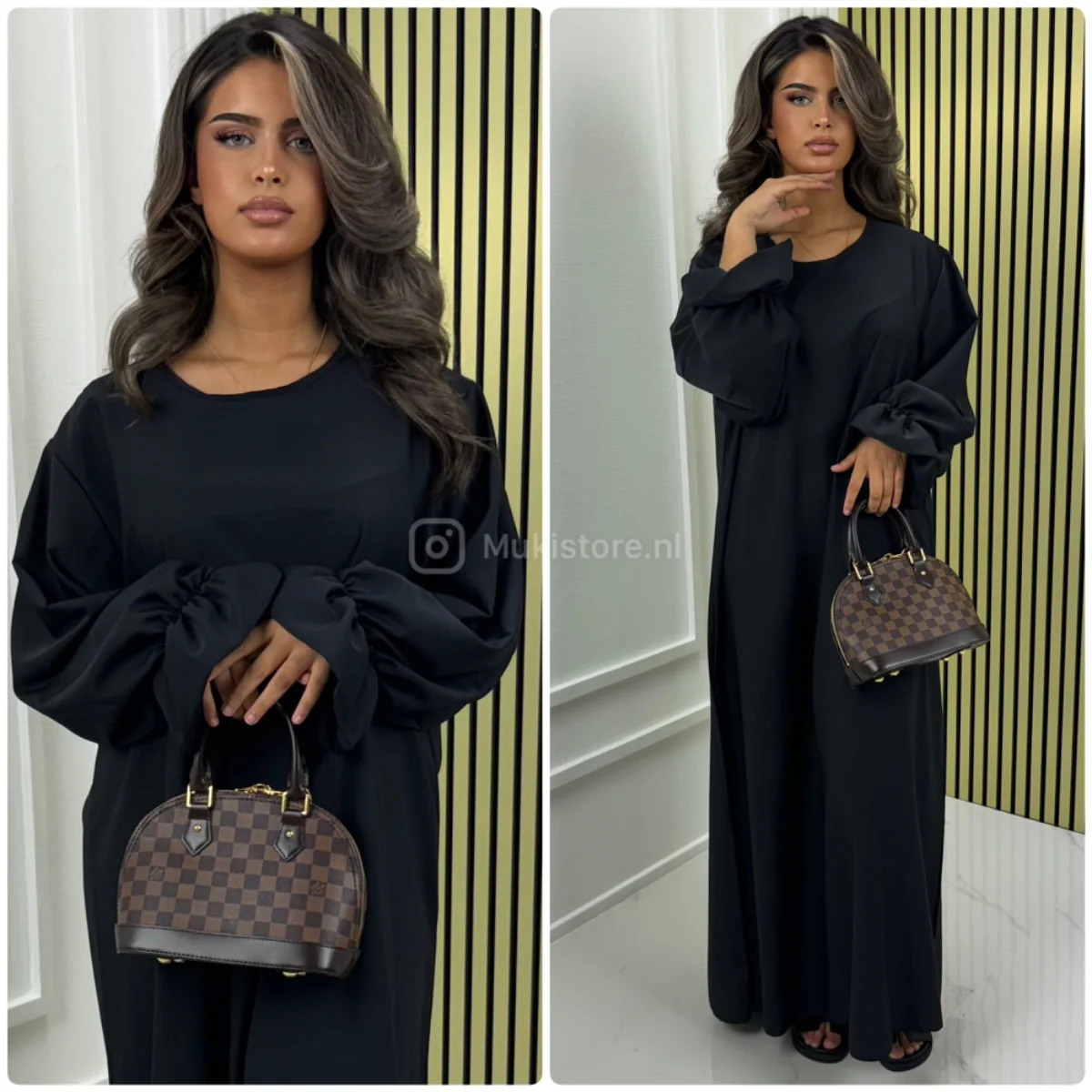 Ruffle Sleeve Basic Oversized Maxi Dress - Image 23