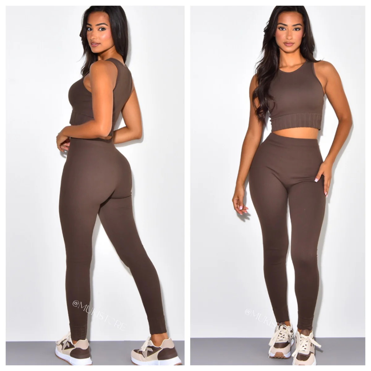 Sleeveless Ribbed Lounge Musthave Set 228 - Image 20